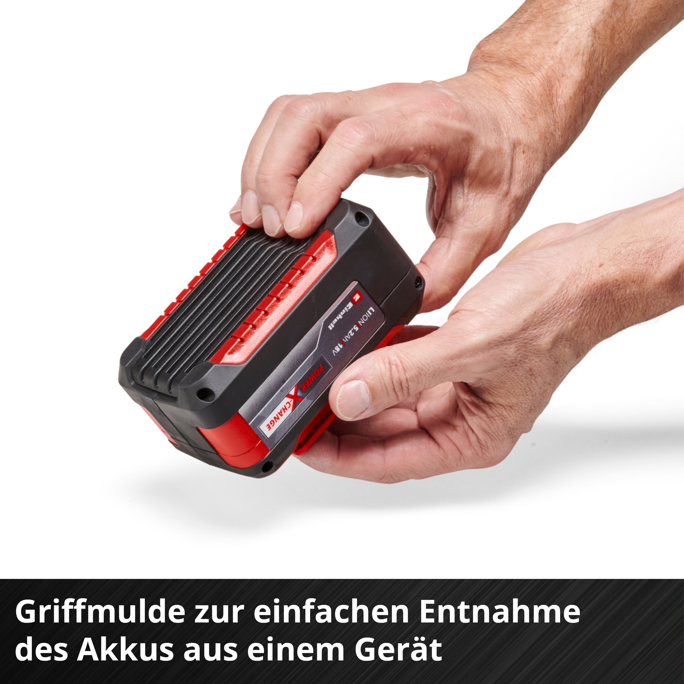 Einhell Akku »2x 18V 5,2Ah PXC-Twinpack«, 5200 mAh, 18,0 V, Griffmulde