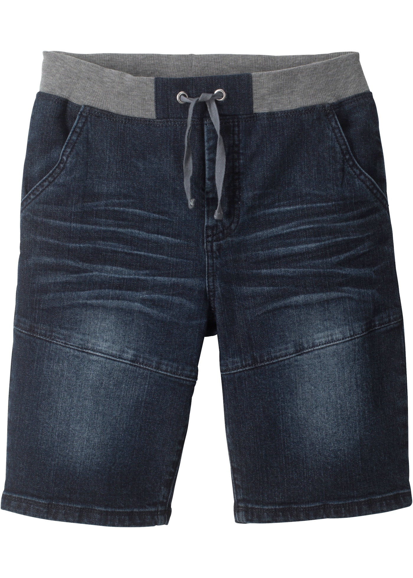 bonprix Bermudas  mit elastischem Bund und Bindeband, Regular Fit, schmale Passform