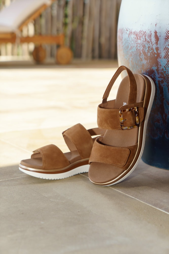 Remonte Plateausandale  Sommerschuh, Sandalette, Klettschuh mit Lite ´n Soft-Ausstattung