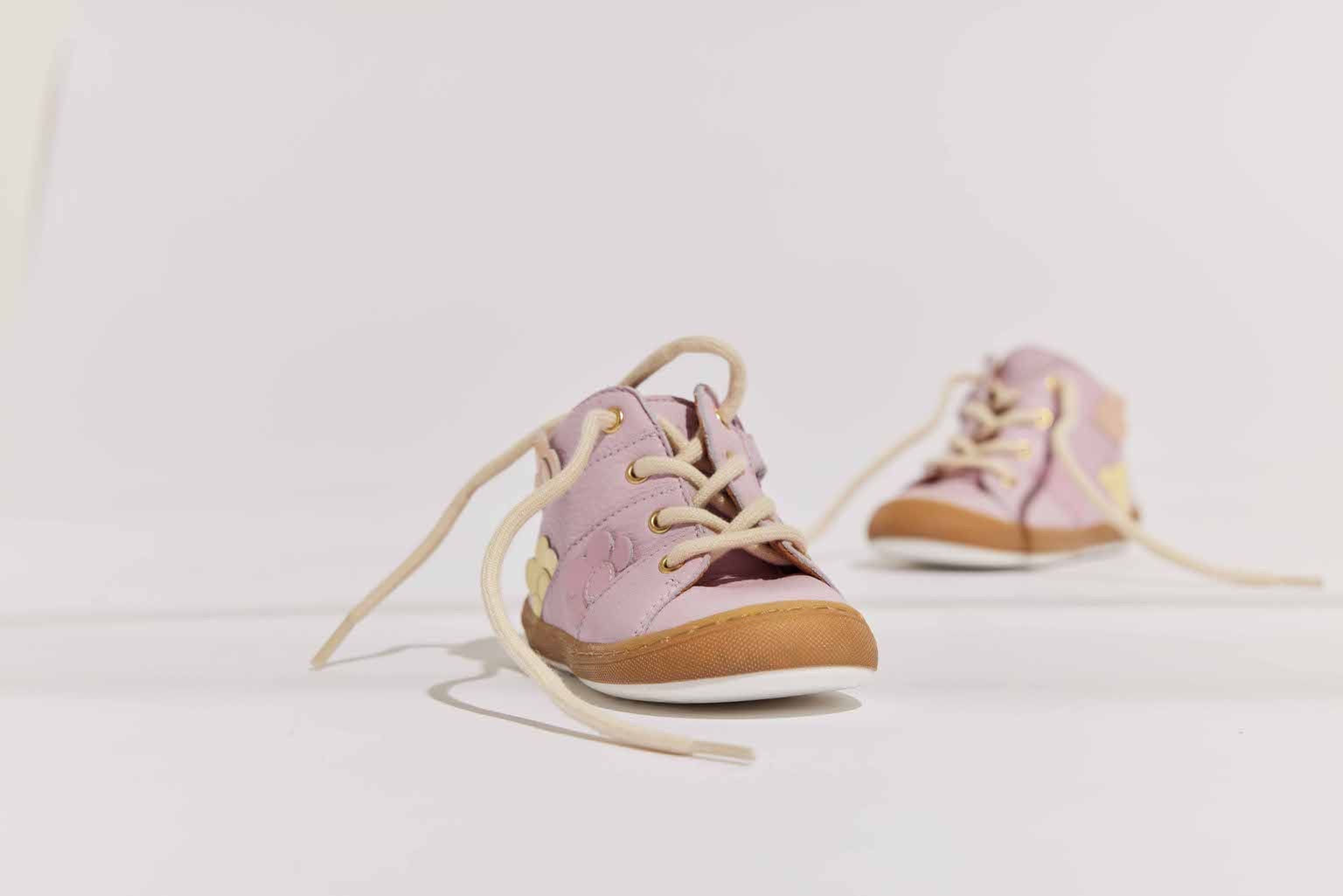 Bisgaard Lauflernschuh »ulrikka Weite: normal«, Sneaker aus vegetabil gegerbtem Leder, Größenschablone zum Download