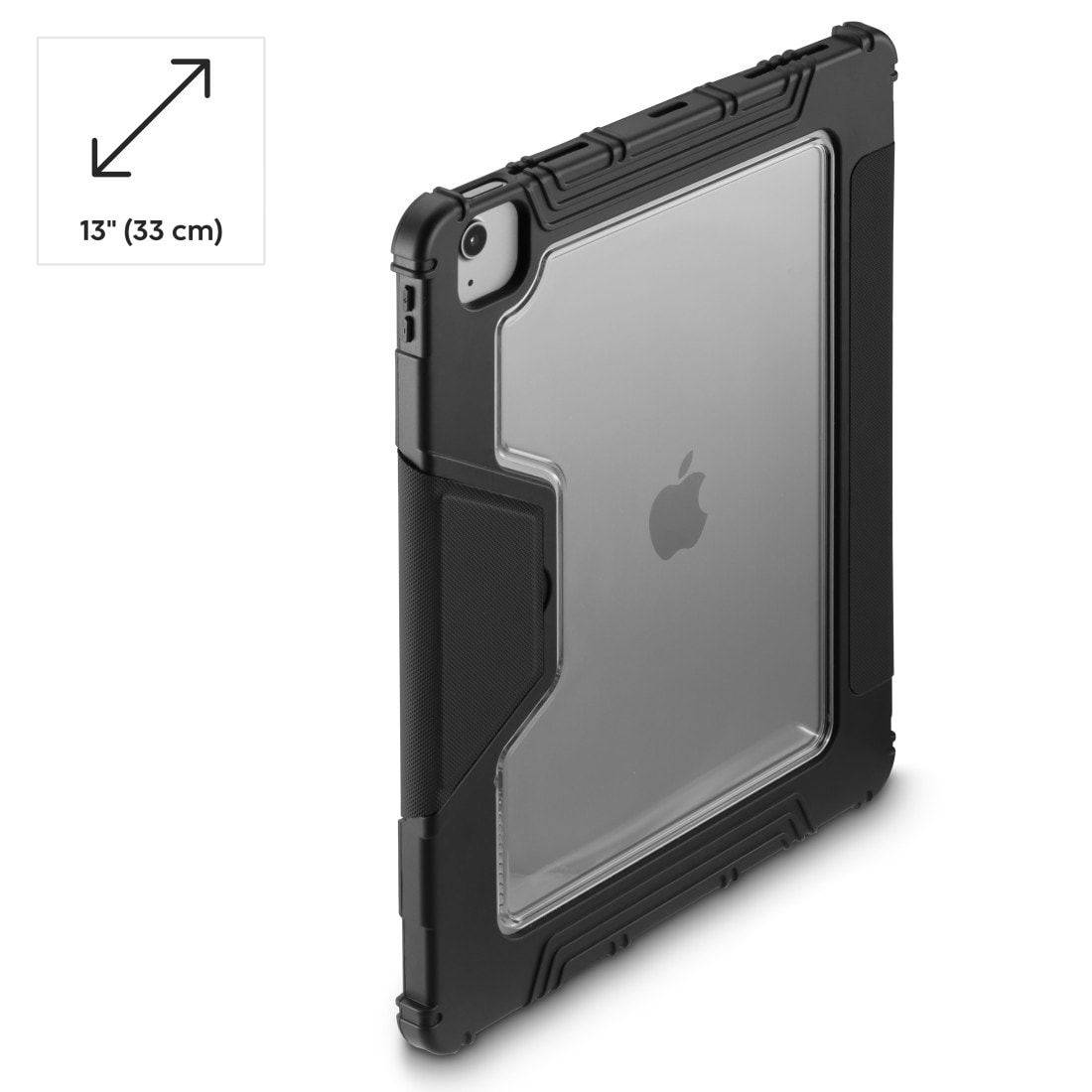 Hama Tablet-Hülle »Outdoor-Tablet-Hülle für iPad Air 13“, stoßfest, Standfunktion« Tablet Stoßschutz, Stifthalter, Standfunktion, transparenter Rücken
