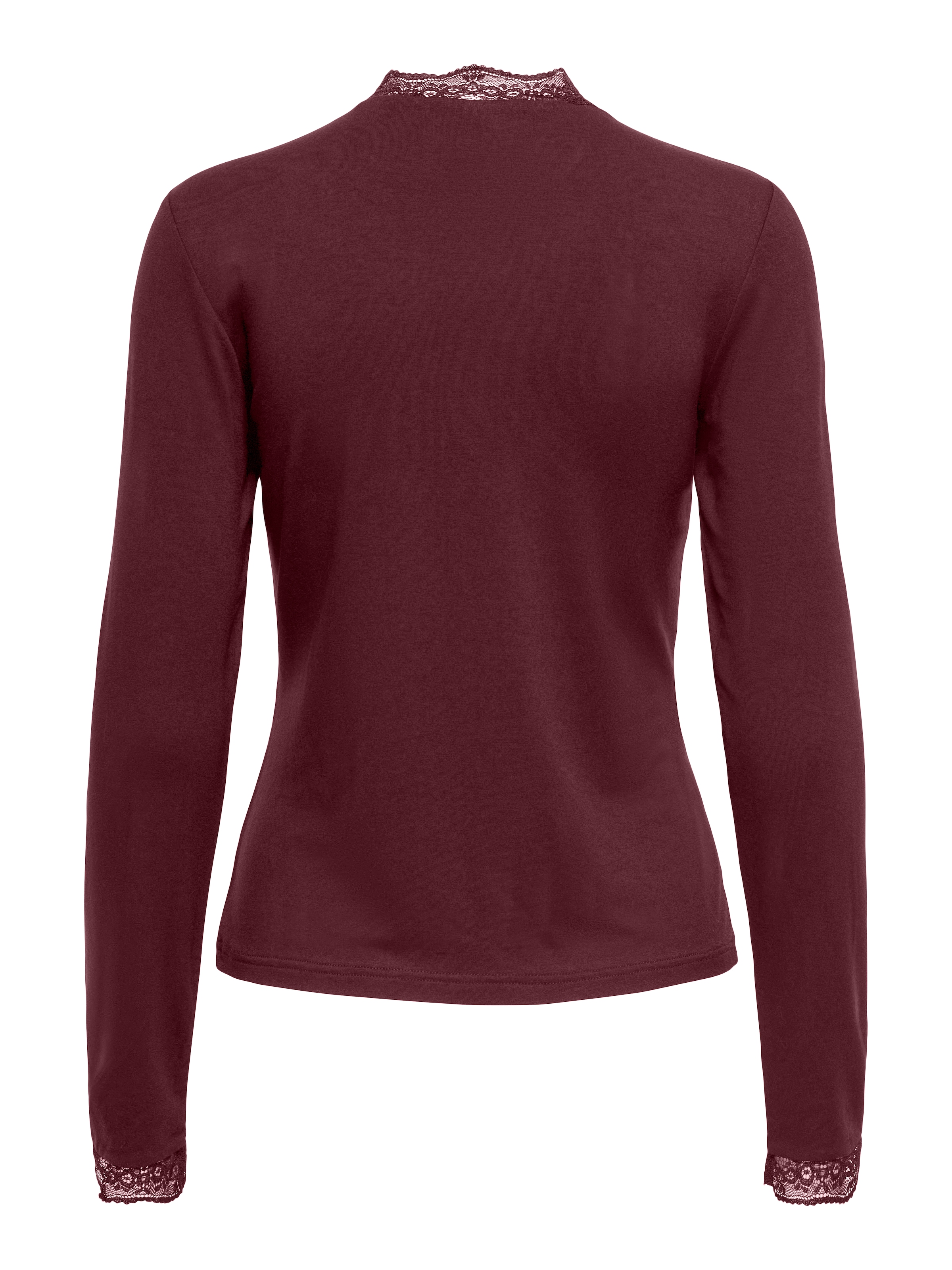 ONLY Langarmshirt »ONLLIV L/S TOP WITH LACE DETAILS CS JRS« Viskosemischung, regular fit