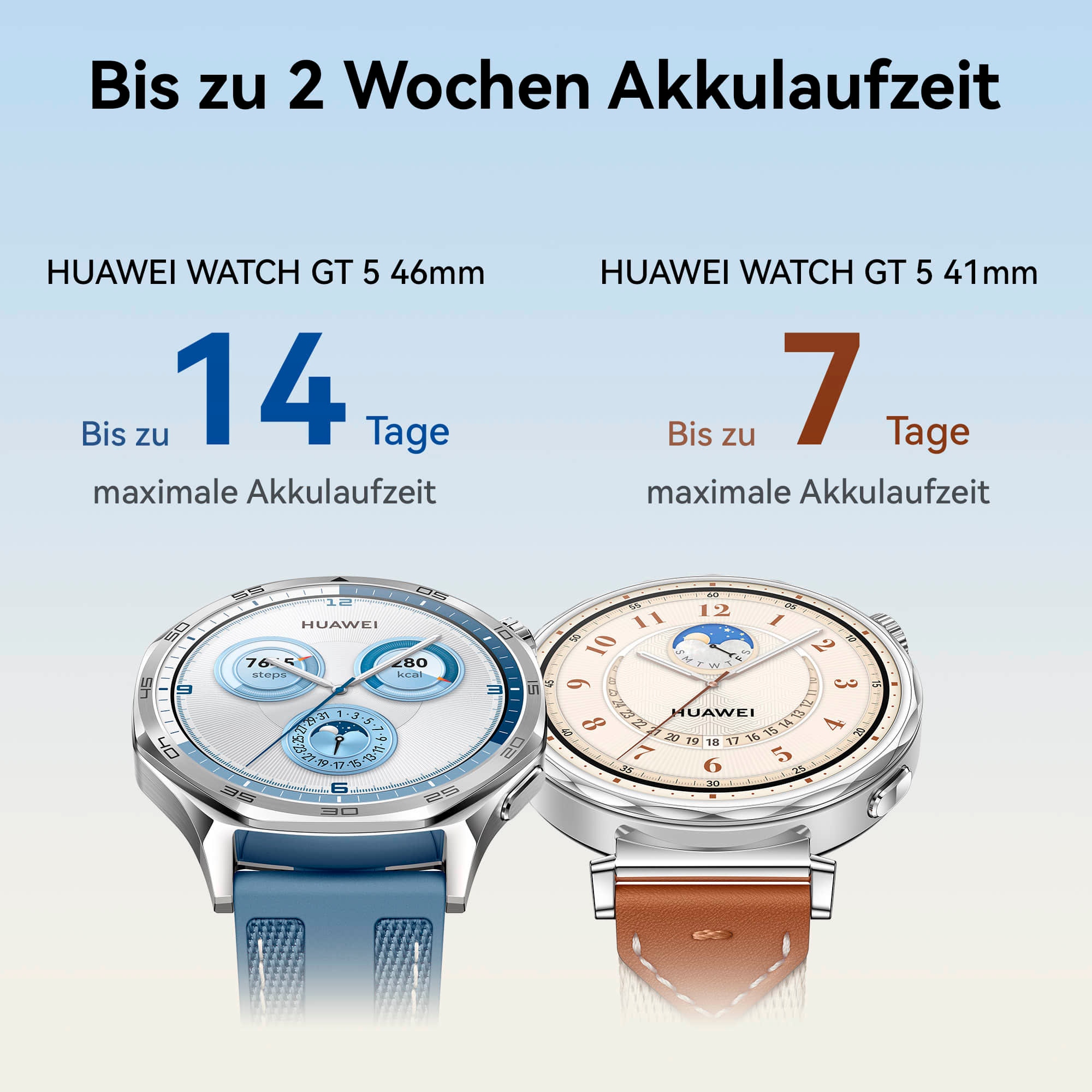 Huawei Smartwatch »Watch GT5 46MM (Vili-B19W)«, (3,63 cm / 1,43 Zoll), 4 GB,)