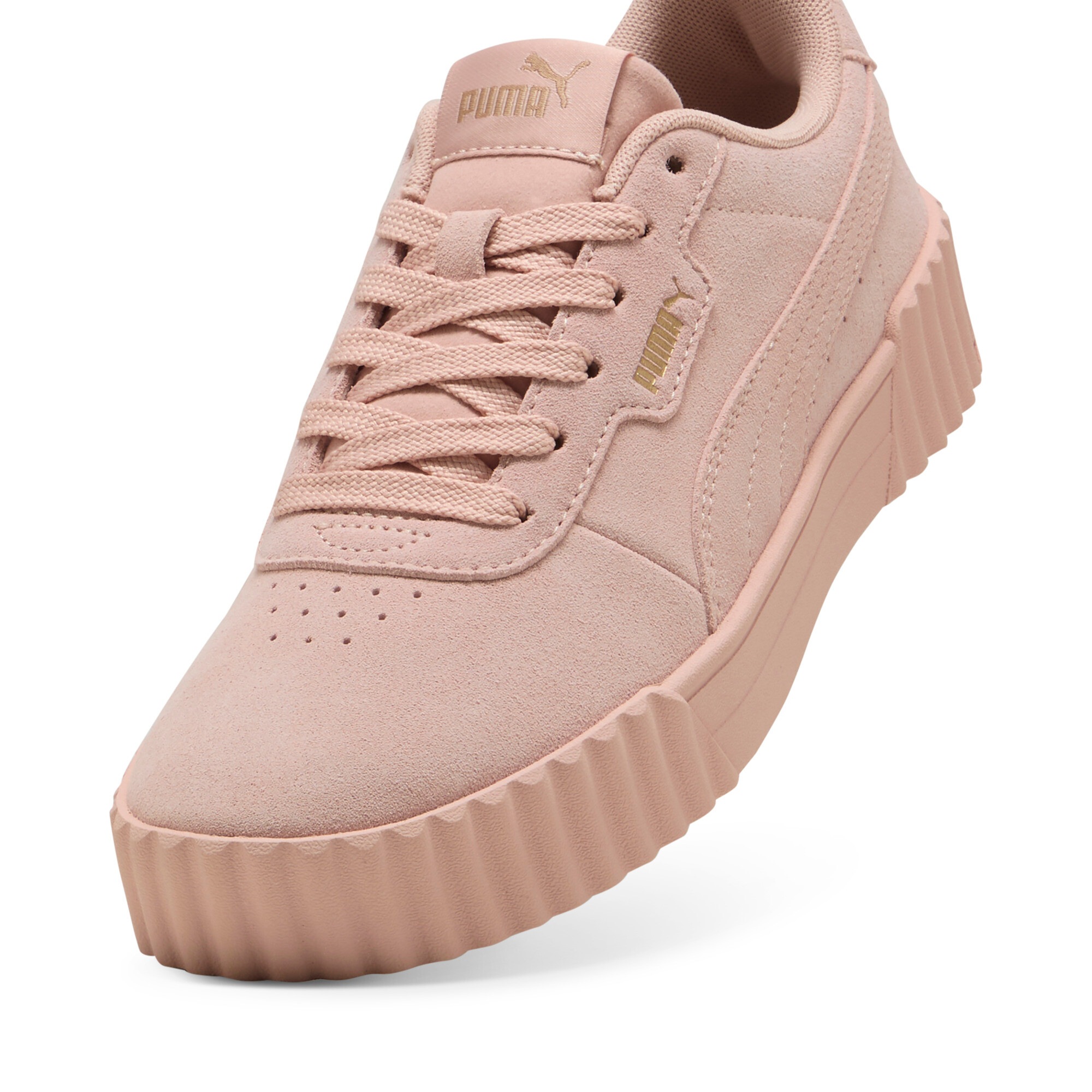 PUMA Sneaker »CARINA 30 SD«  aus Wildleder, mit SOFTFOAM+ Einlegesohle, mit Schnürung