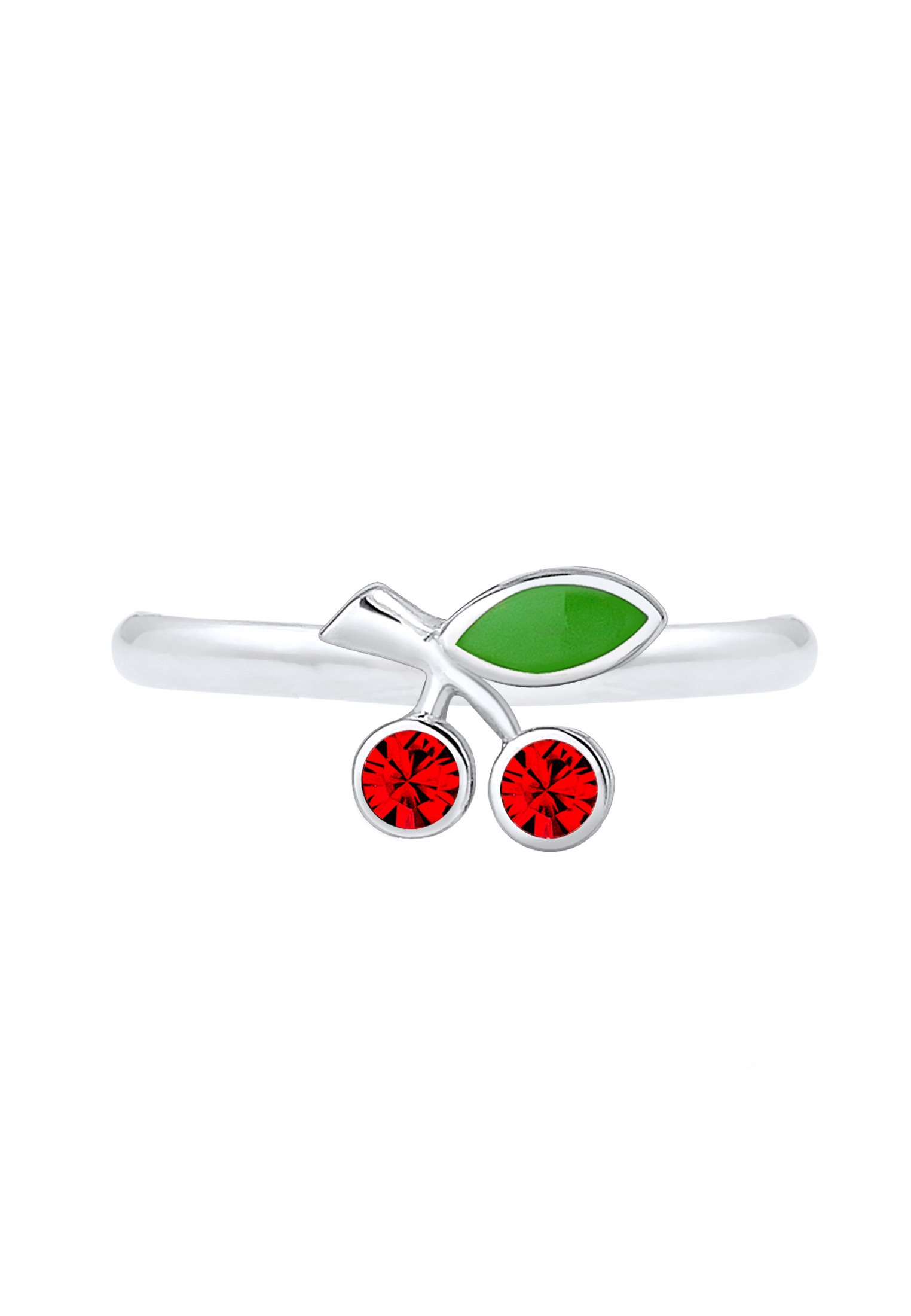 Elli Silberring »Ring Mädchen Kinder Cherry Kirsche 925er Silber«