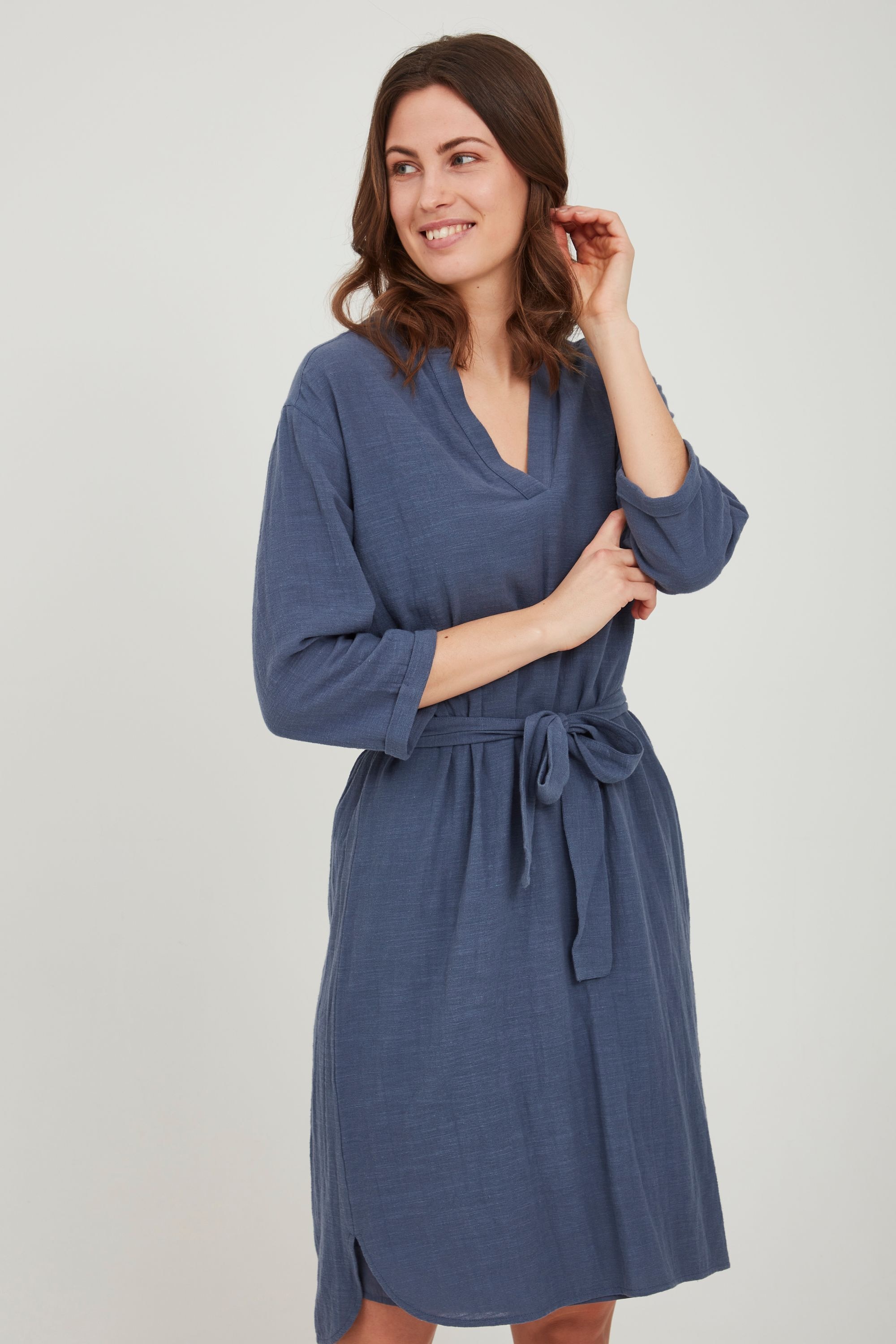 fransa Blusenkleid »Blusenkleid FRAlslub«