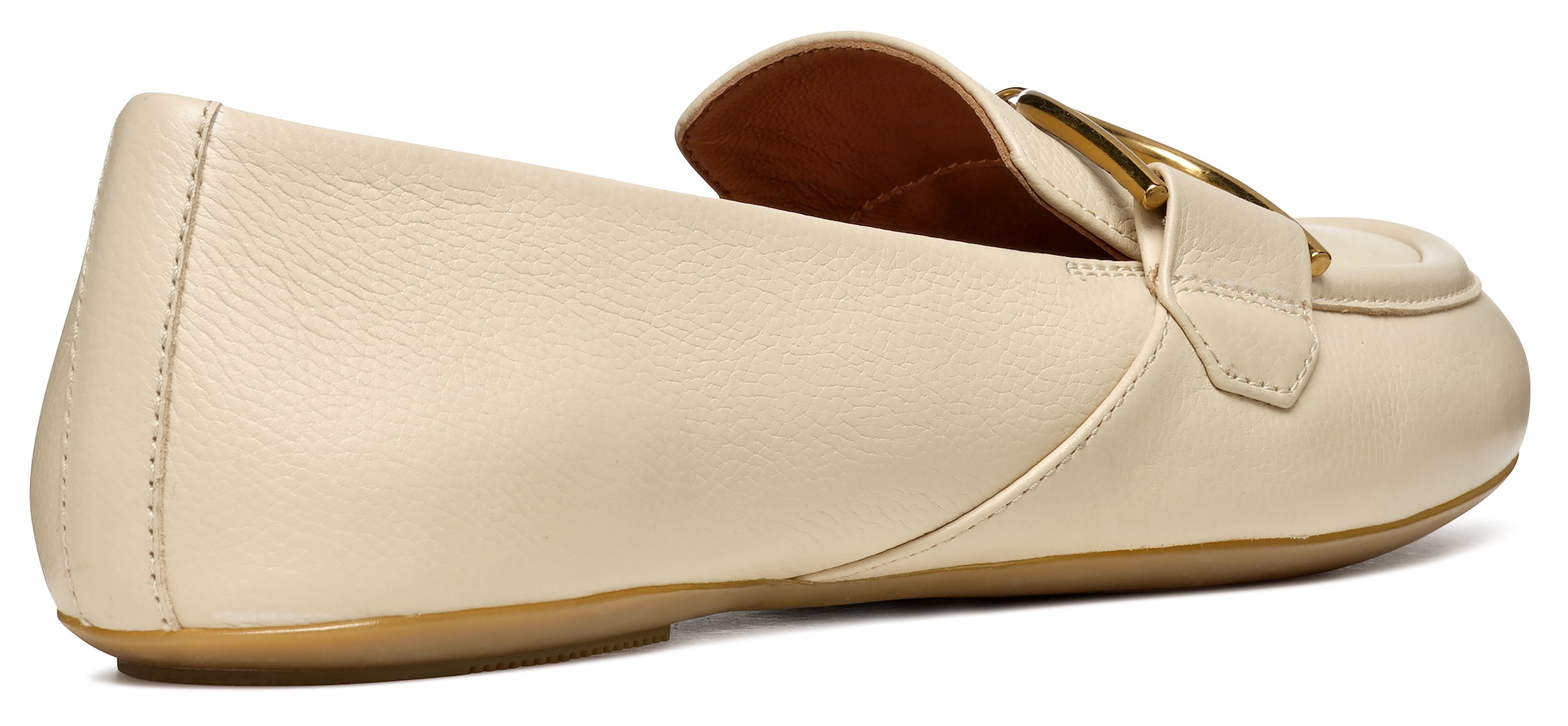 Geox Loafer »D PALMARIA J«, Slipper, Festtagsschuh mit stylischer Zierschnalle, schmale Form