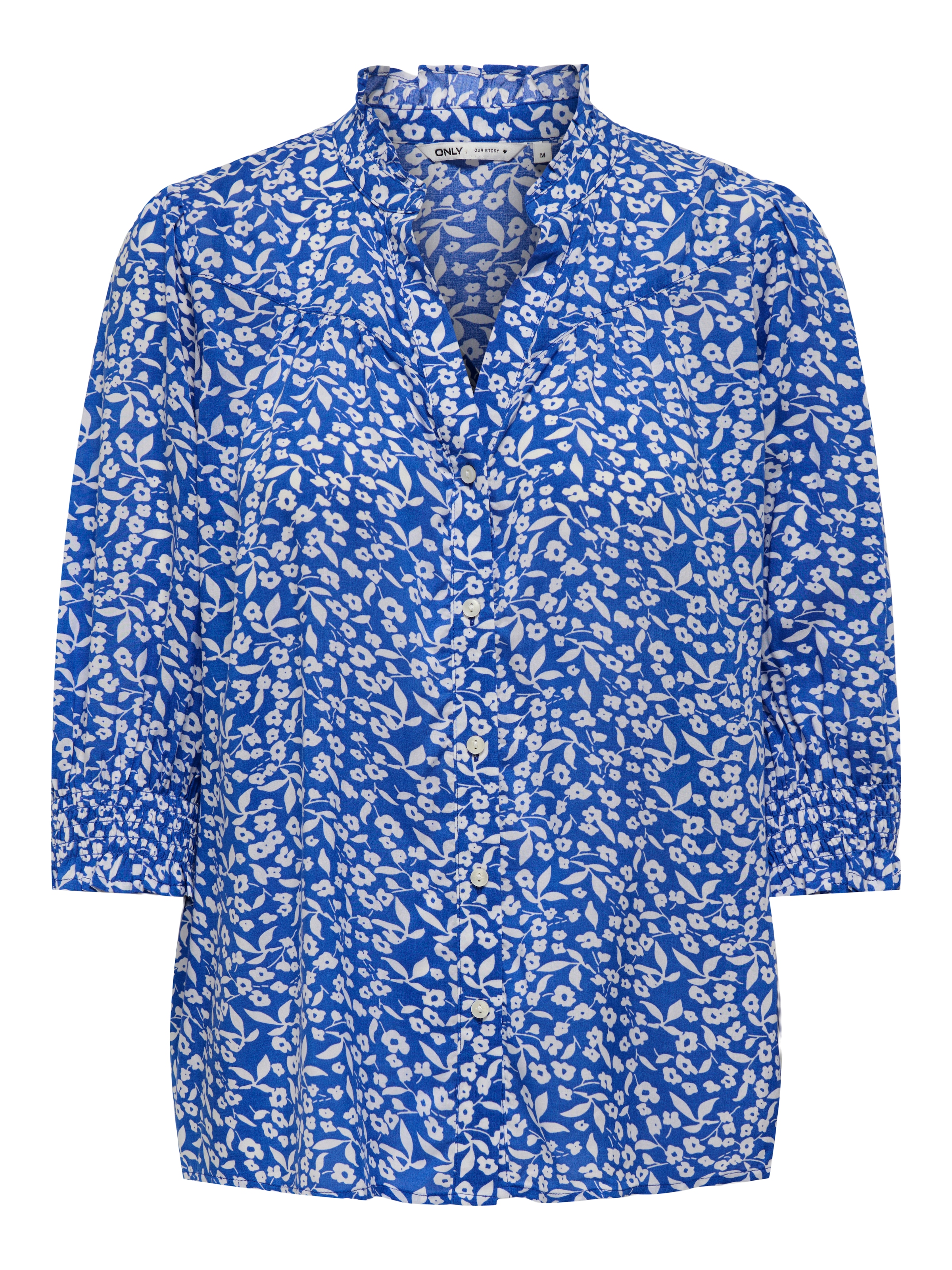 ONLY Kurzarmbluse »ONLRAYA 3/4 SHIRT WVN NOOS«