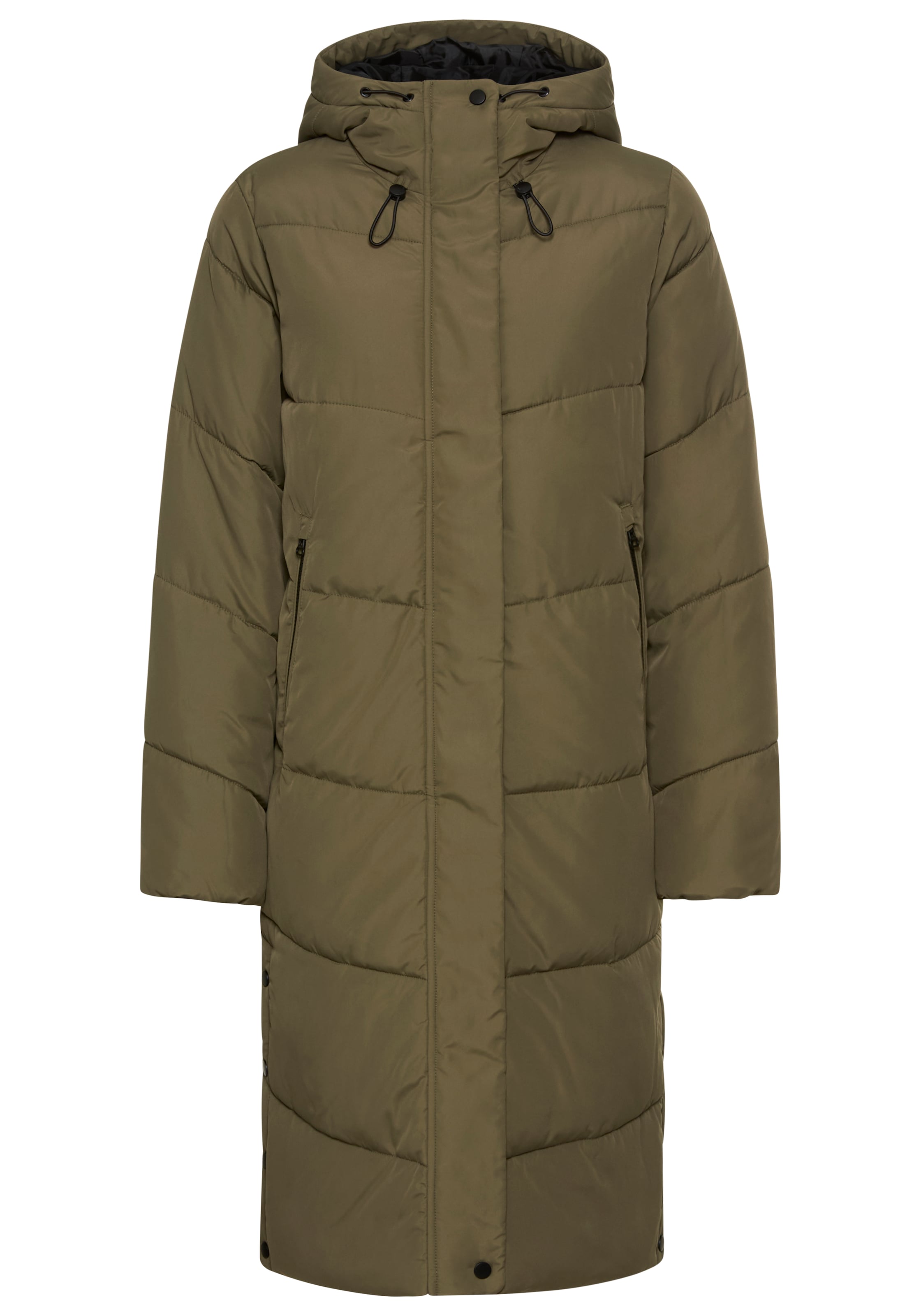 ONLY Steppmantel »ONLMEGAN LIFE LONG PUFFER COAT CS OTW« verdeckter Zipper, Reißverschlusstaschen, winddicht