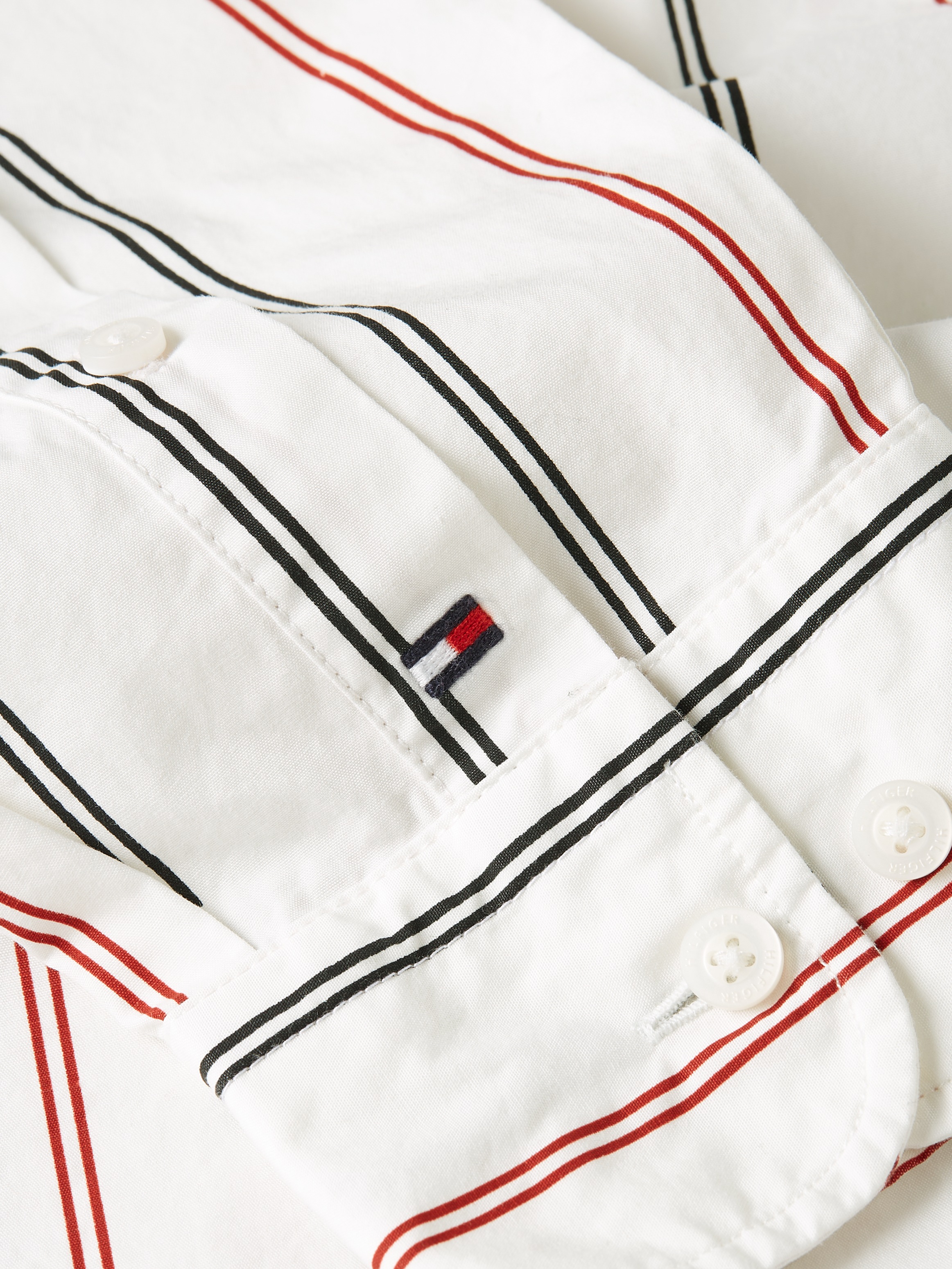 Tommy Hilfiger Langarmhemd »HILFIGER DOUBLE STP RF SHIRT«