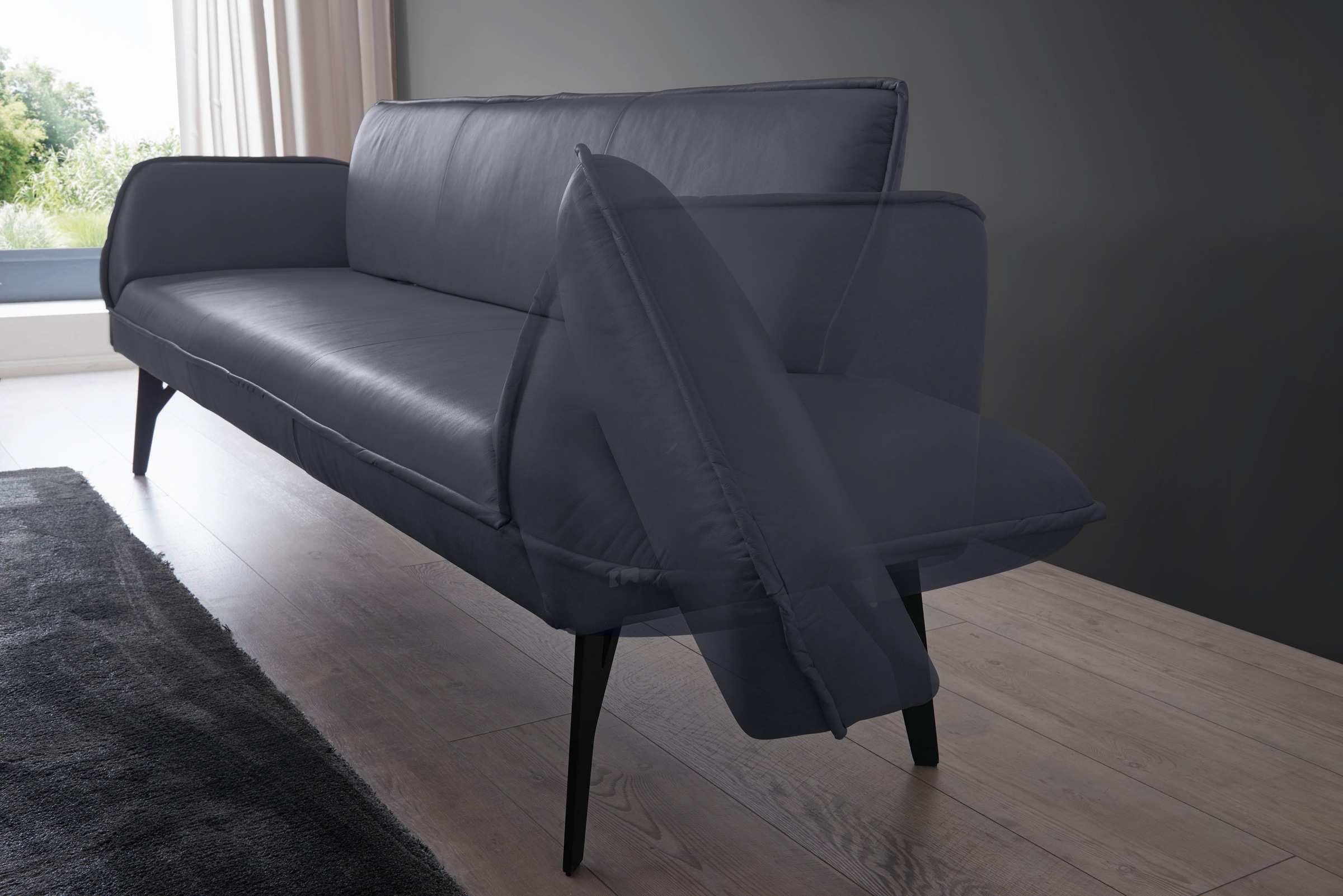 K+W Komfort & Wohnen Essgruppe »Drive«, (Set, 6 tlg.), 2 Drehstühle, 2 Drehsessel und Tisch mit Auszugfunktion 200-300cm