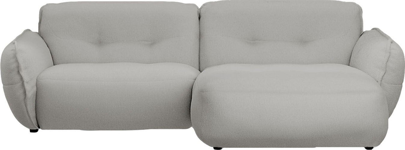 BETYPE Ecksofa »Be Fluffy«, Softes Sitzgefühl, moderne Kedernaht, hochwertiger Bezug