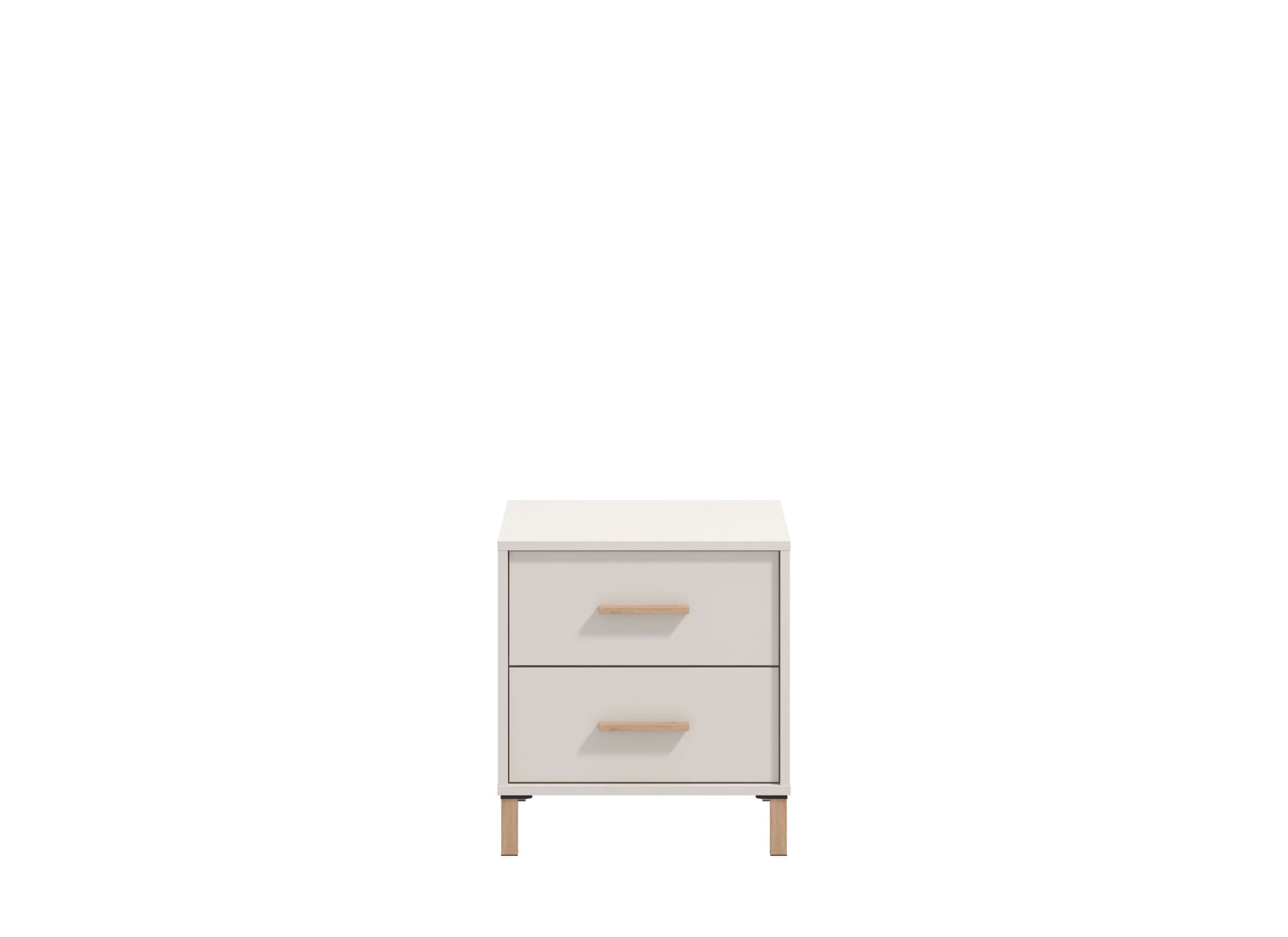 Home affaire Nachtkommode »Belfort Nachtschrank Nachttisch Made in Europe« mit 2 oder 3 Schubladen, FSC®-zertifizierter, Trendfarbe cashmere