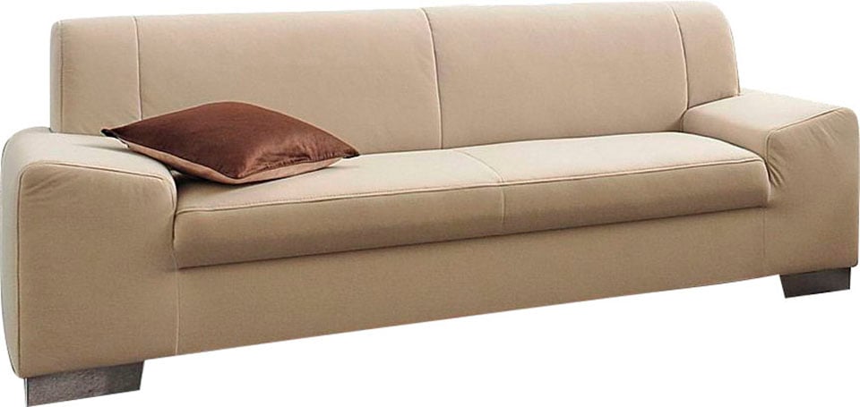 DOMO collection 3-Sitzer »Alisson zeitlose Formensprache, modern flache Armlehnen« fester Sitzkomfort, frei im Raum stellbar