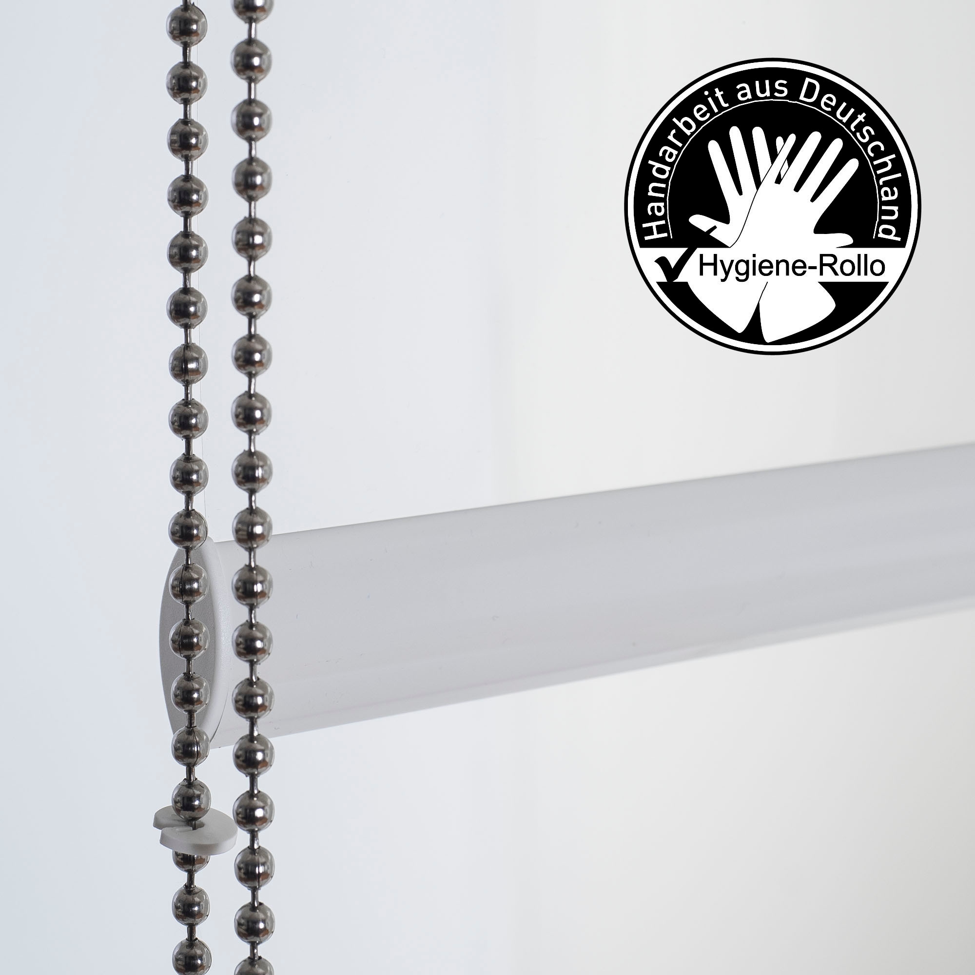 Liedeco Seitenzugrollo »Infektionsschutzrollo« transparent mit Bohren freihängend Infektionsschutzrollo Trennwand Transparentes Rollo