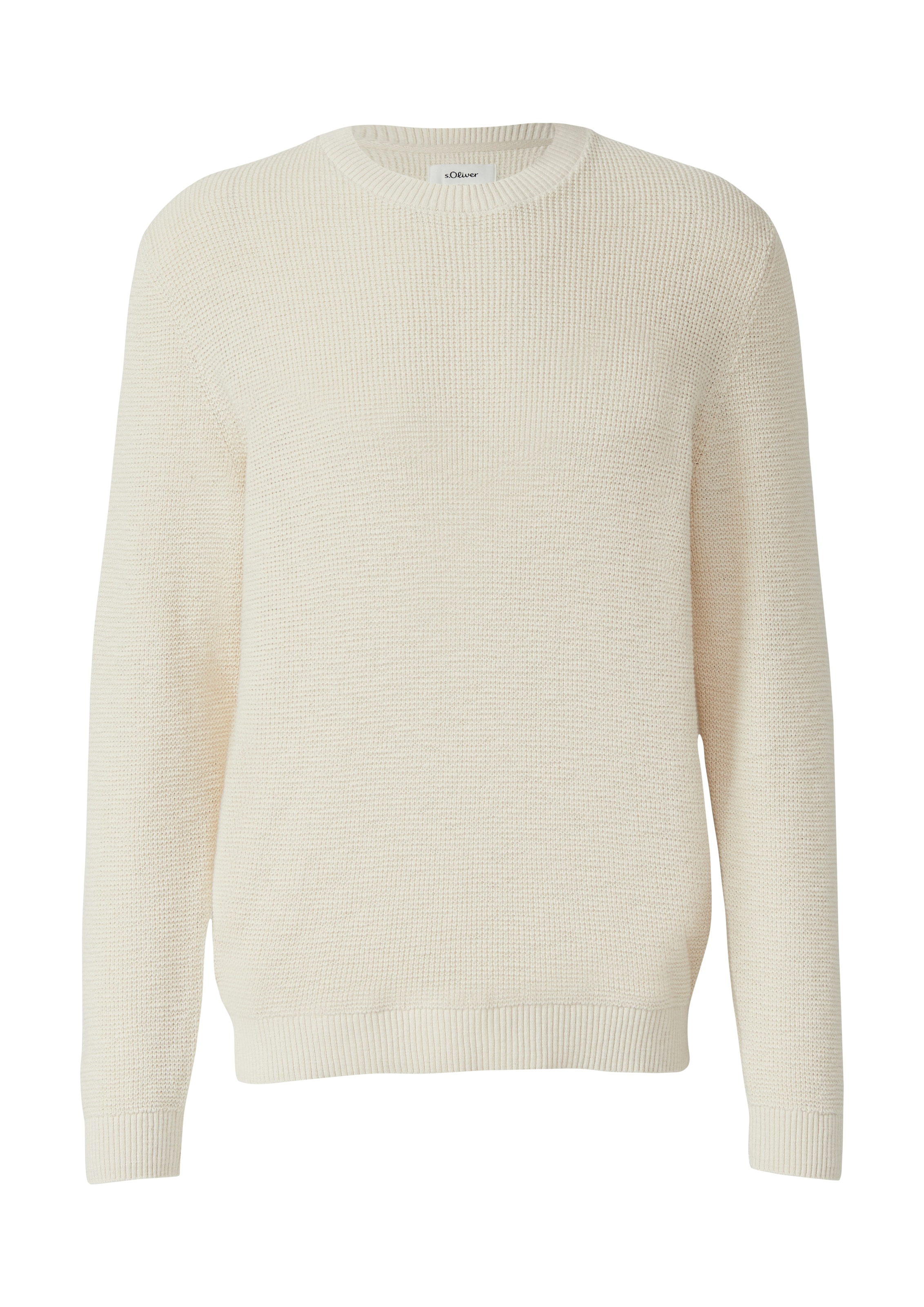 s.Oliver Strickpullover langarm, Grob-Strick