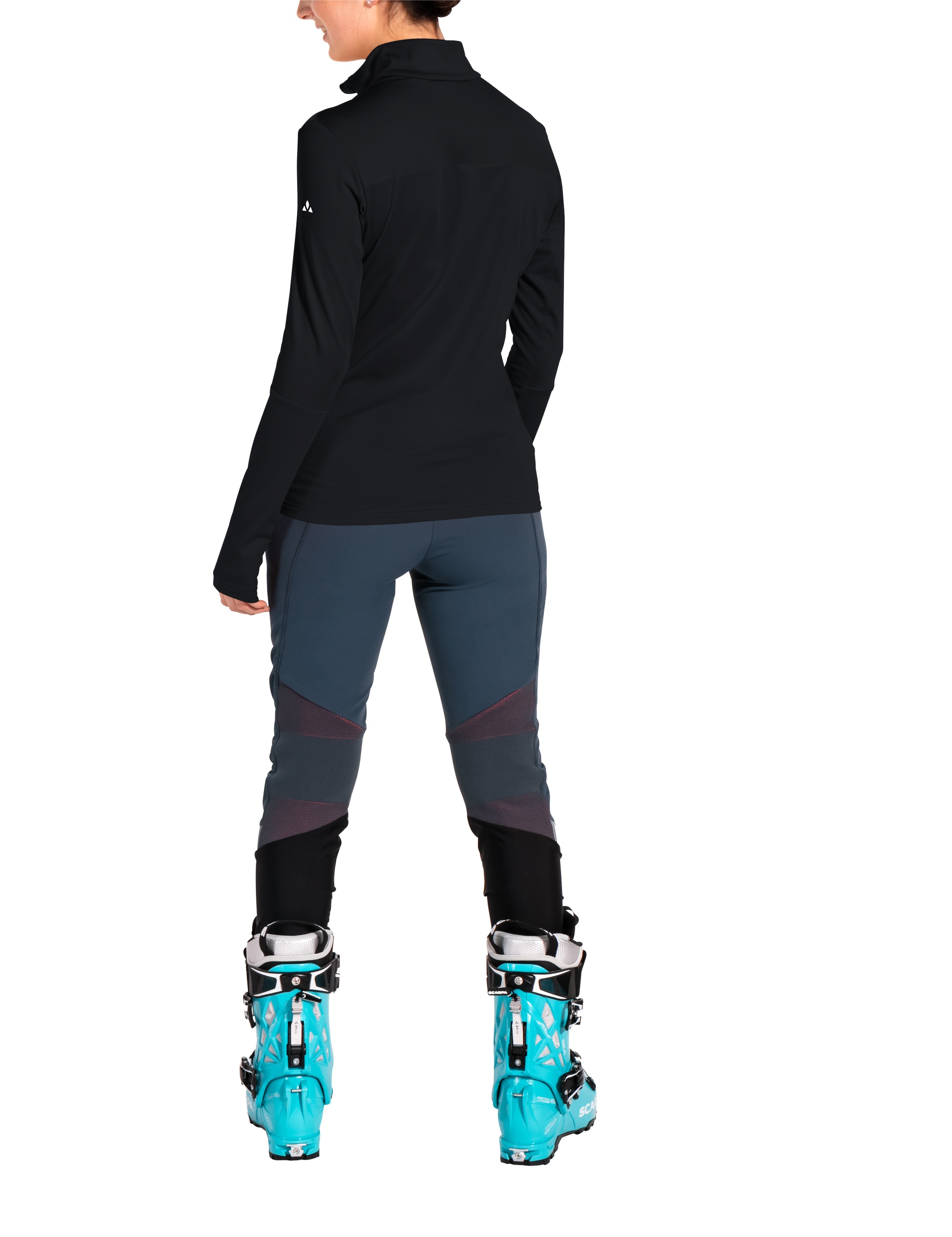 VAUDE Langarmshirt »WOMEN'S LIVIGNO HALFZIP II« mit Reißverschluss, hoch geschlossener Ausschnitt, sportlicher Stil