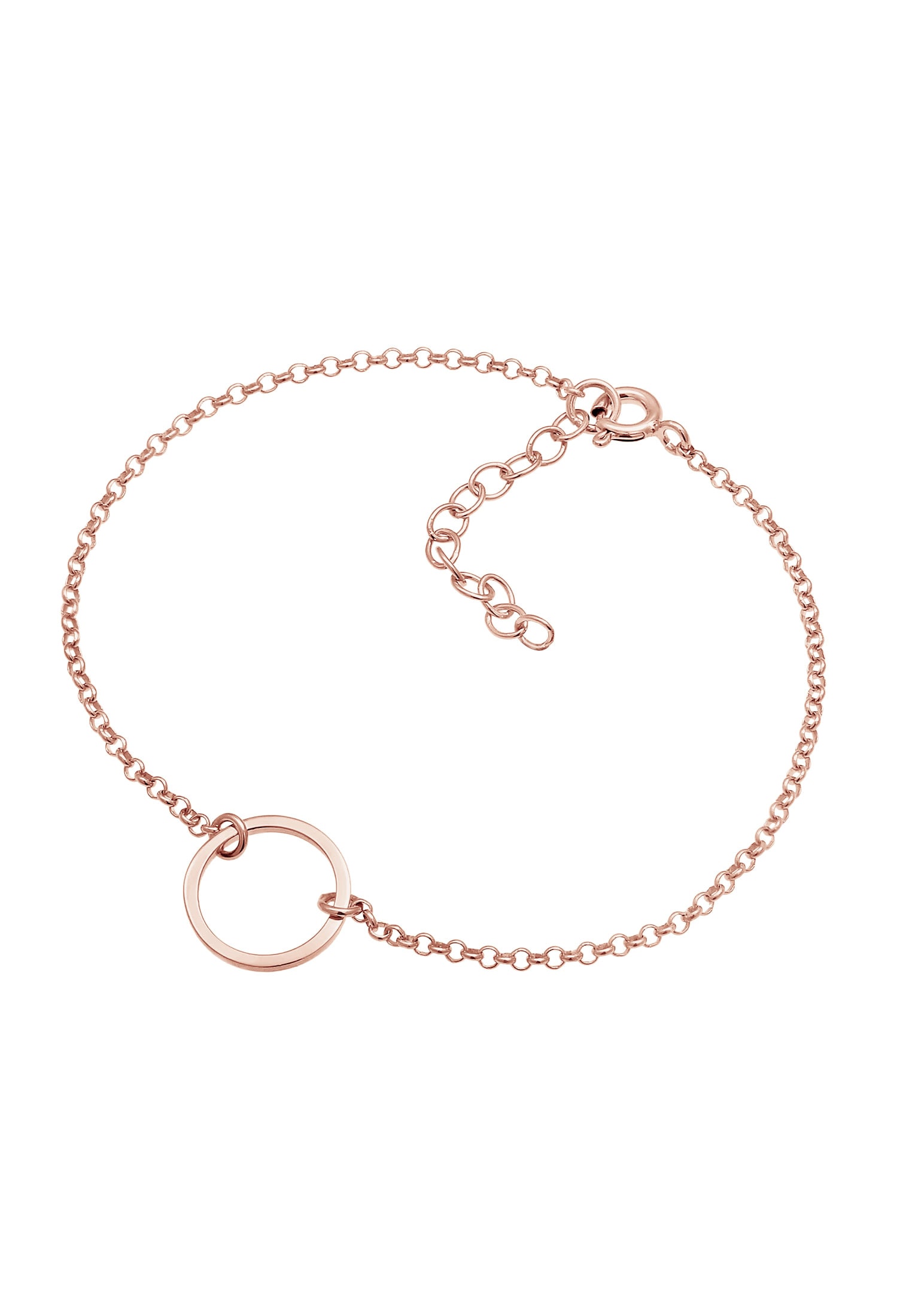 Elli Armkette »Armband Kreis Circel Ring Rund Trend Geo 925 Silber«