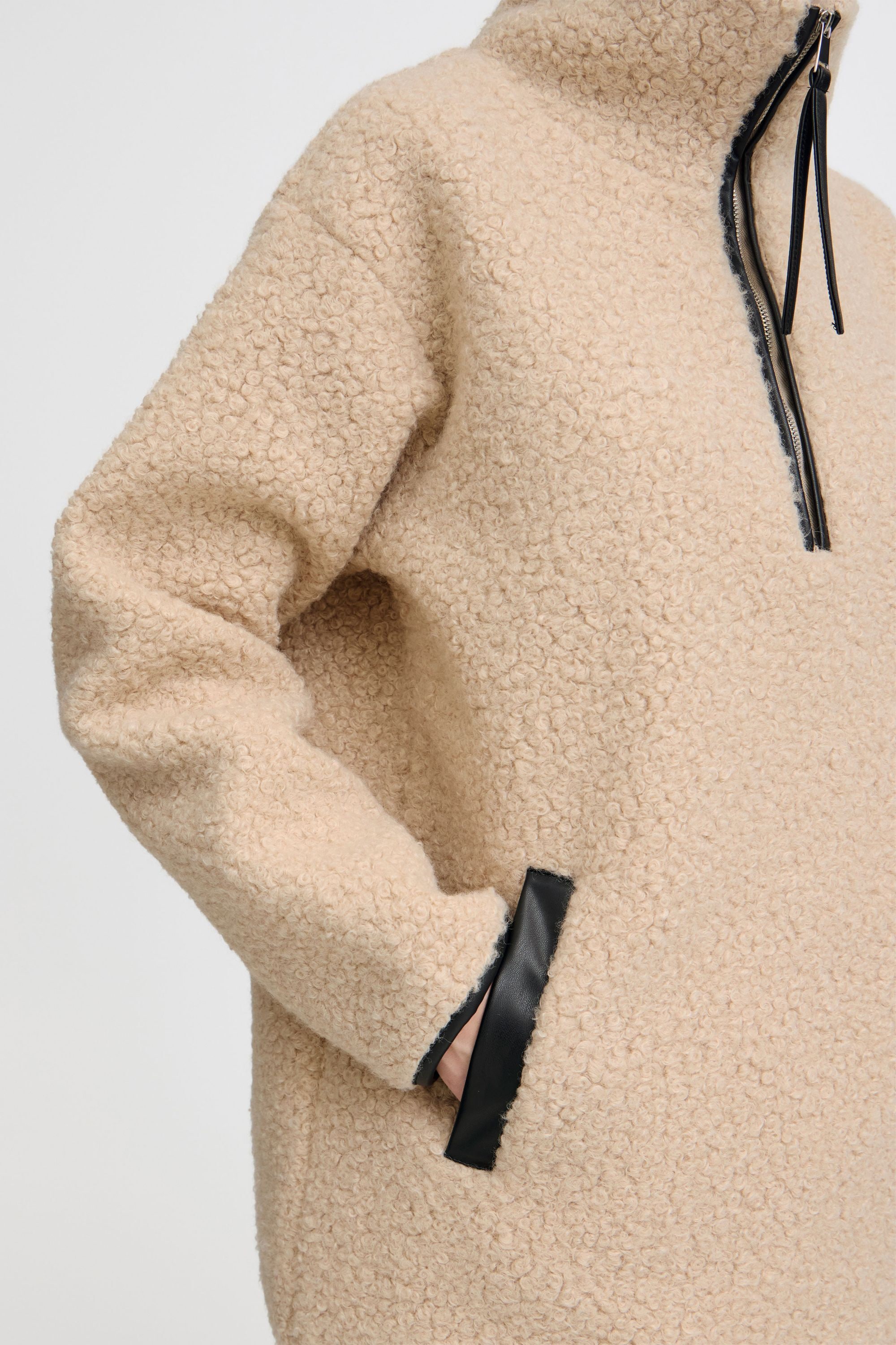 b.young Fleecepullover »Strickfleece-Pullover BYCIDAN PILE«