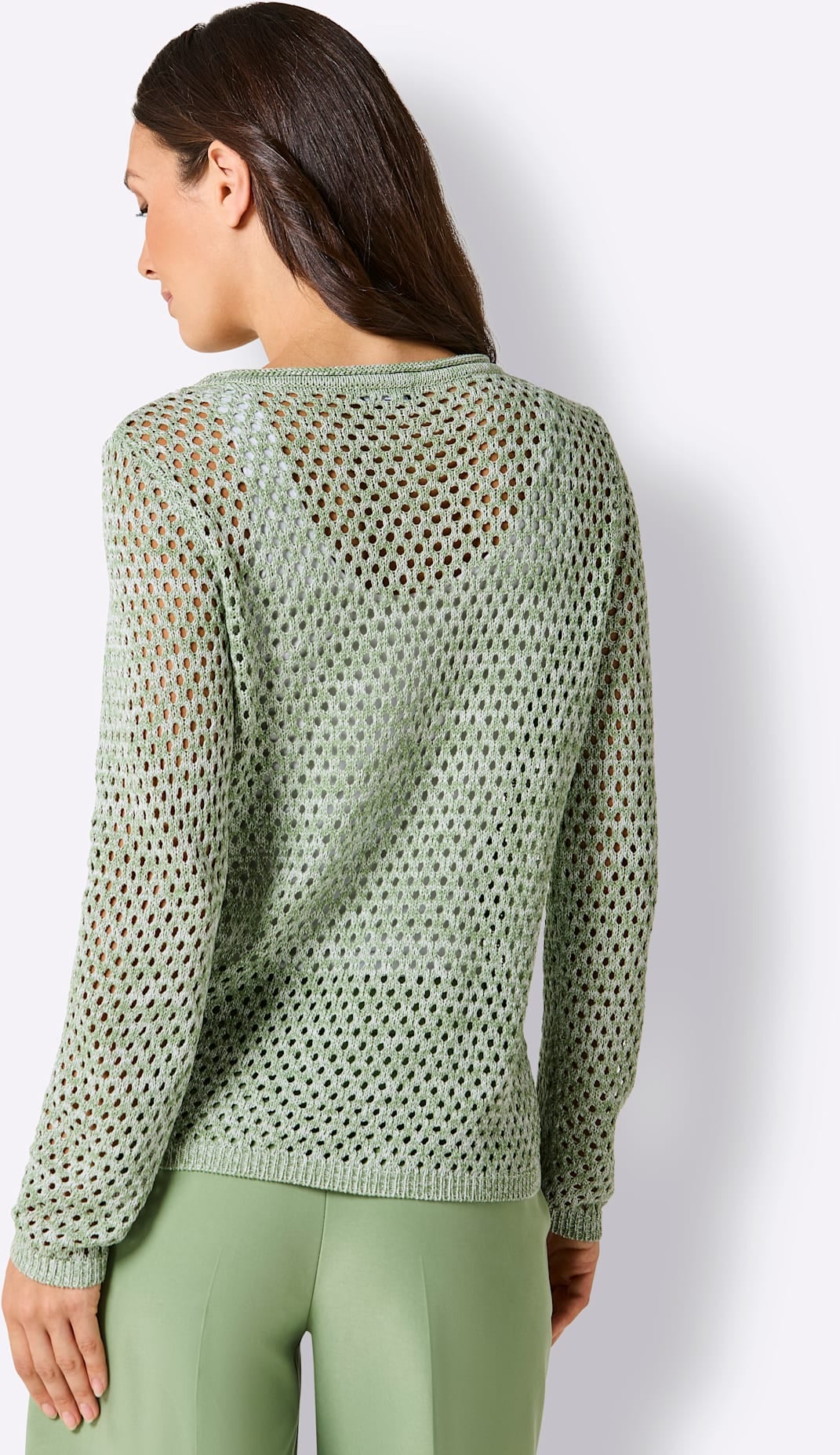 CREATION L PREMIUM Ajourpullover »Lyocell-Mix-Pullover«