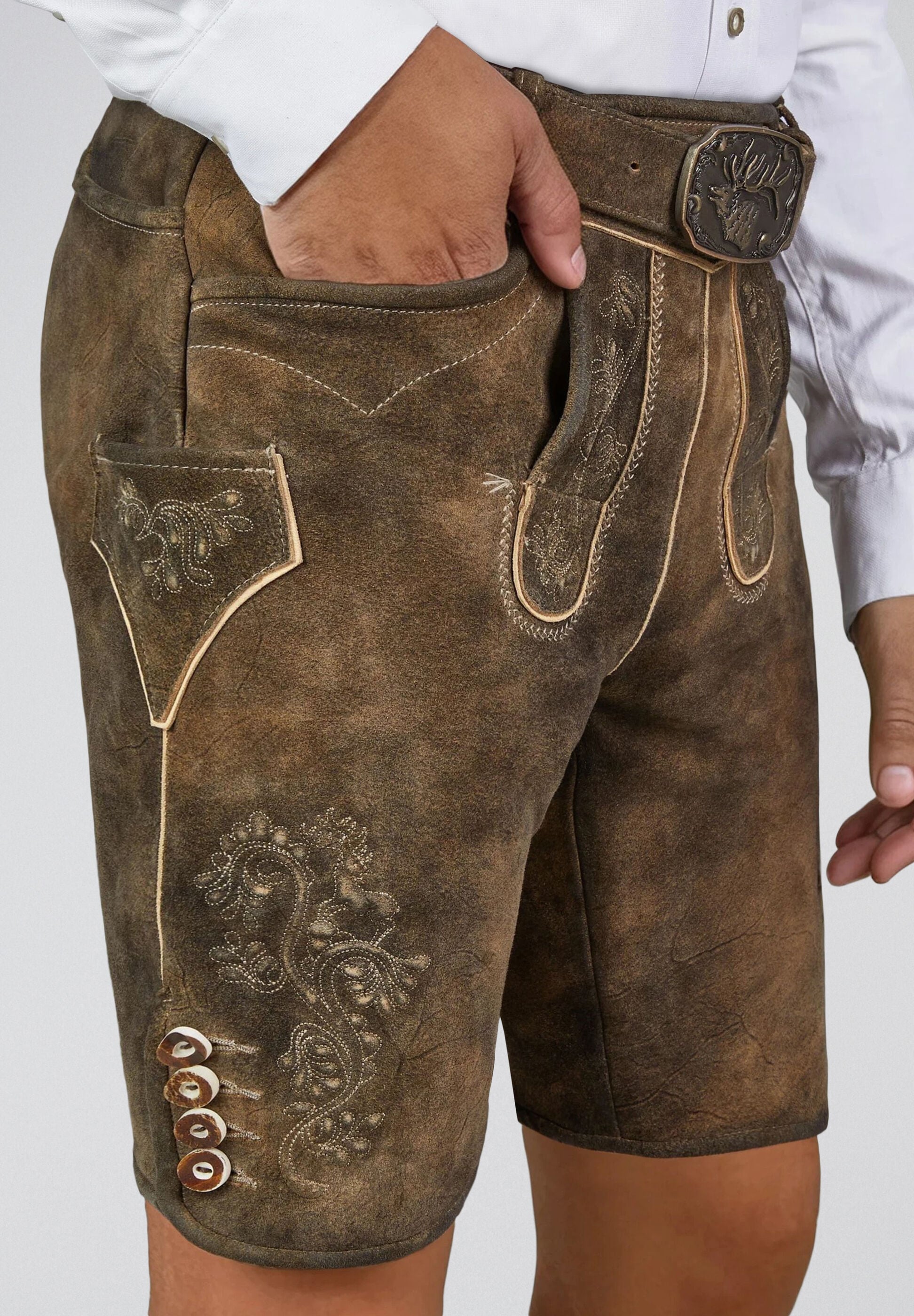 Spieth & Wensky Lederhose »Everest«  Länge 45cm
