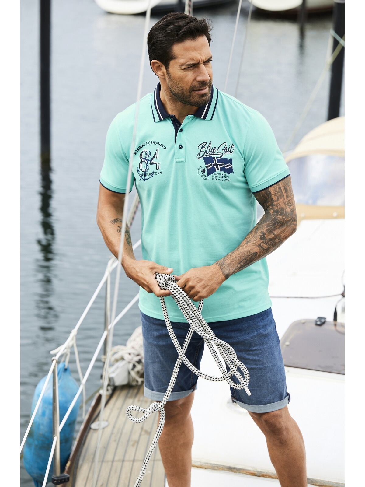 Jan Vanderstorm Poloshirt »Poloshirt OLFGIR«