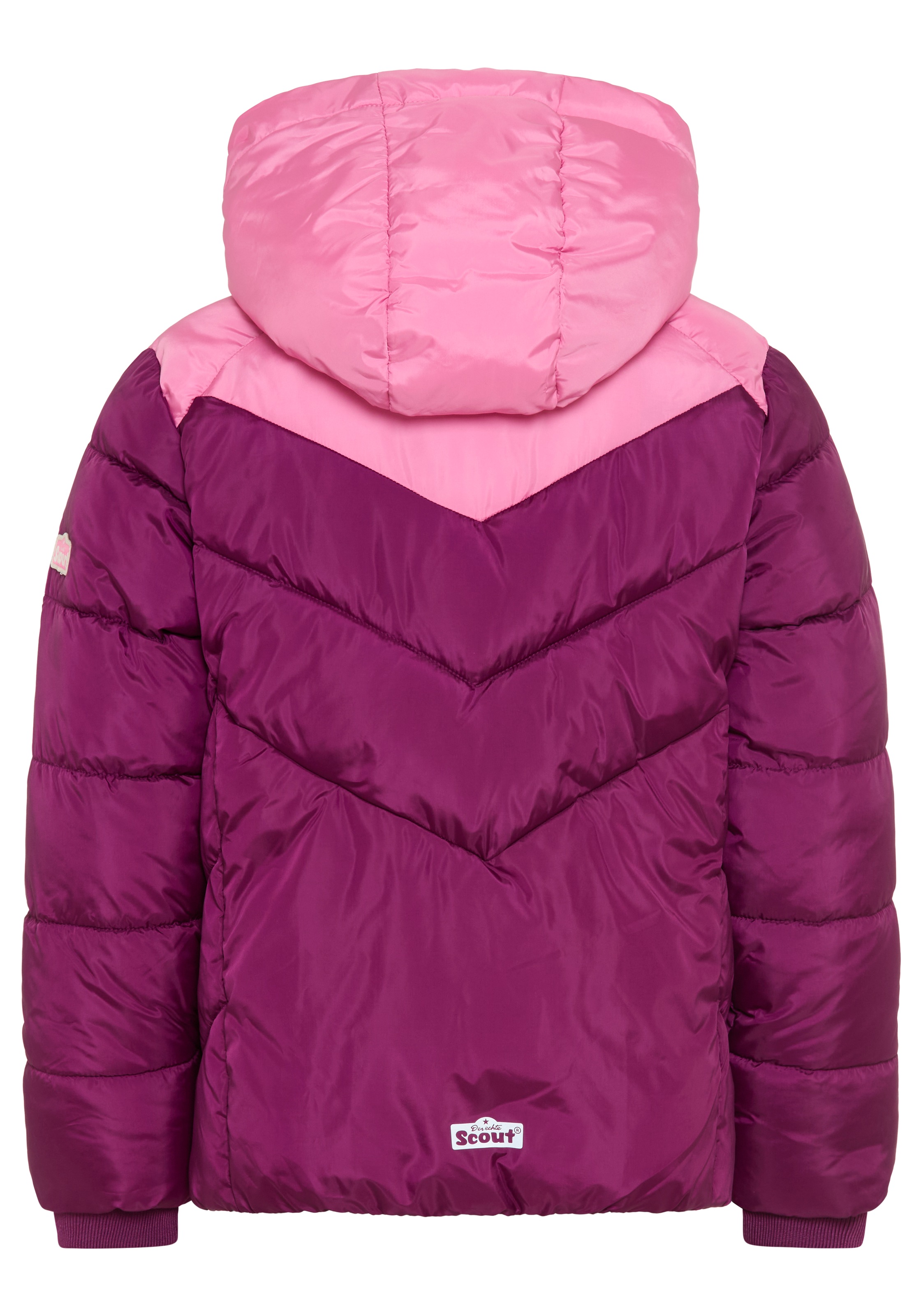 Scout Winterjacke »Winterjacke Colorblocking - NEU von SCOUT« mit Kapuze mit abnehmbarer Kapuze, mit Fleecefutter, wasser- und windabweisend