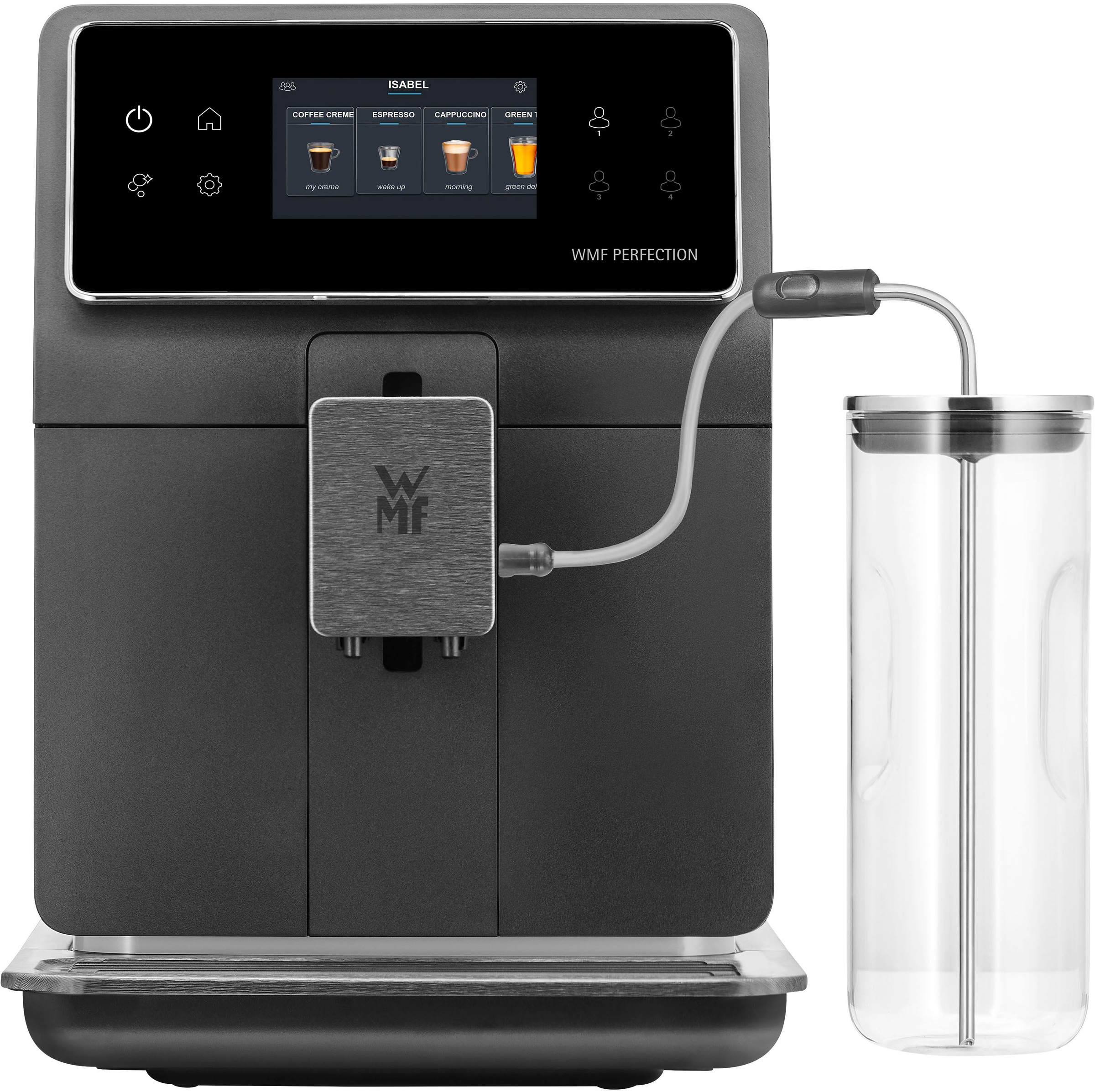 WMF Kaffeevollautomat »Perfection 890L CP855815«, intuitive Benutzeroberfläche, perfekter Milchschaum, selbstreinigend