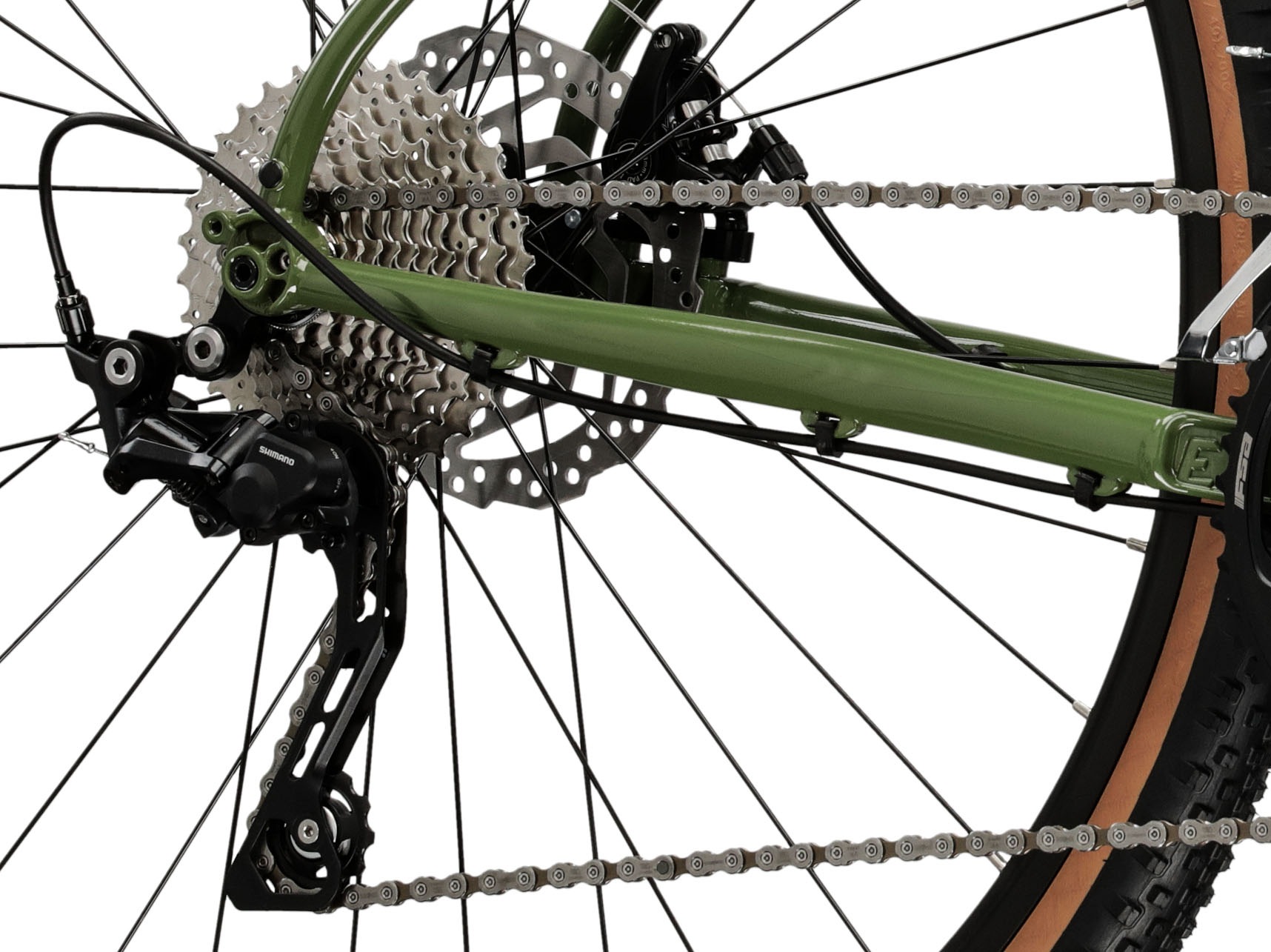 Kross Gravelbike »KROSS Gravelbike Esker 4.0 28" grün« 20 Gang Shimano GRX RX400 Schaltwerk Kettenschaltung