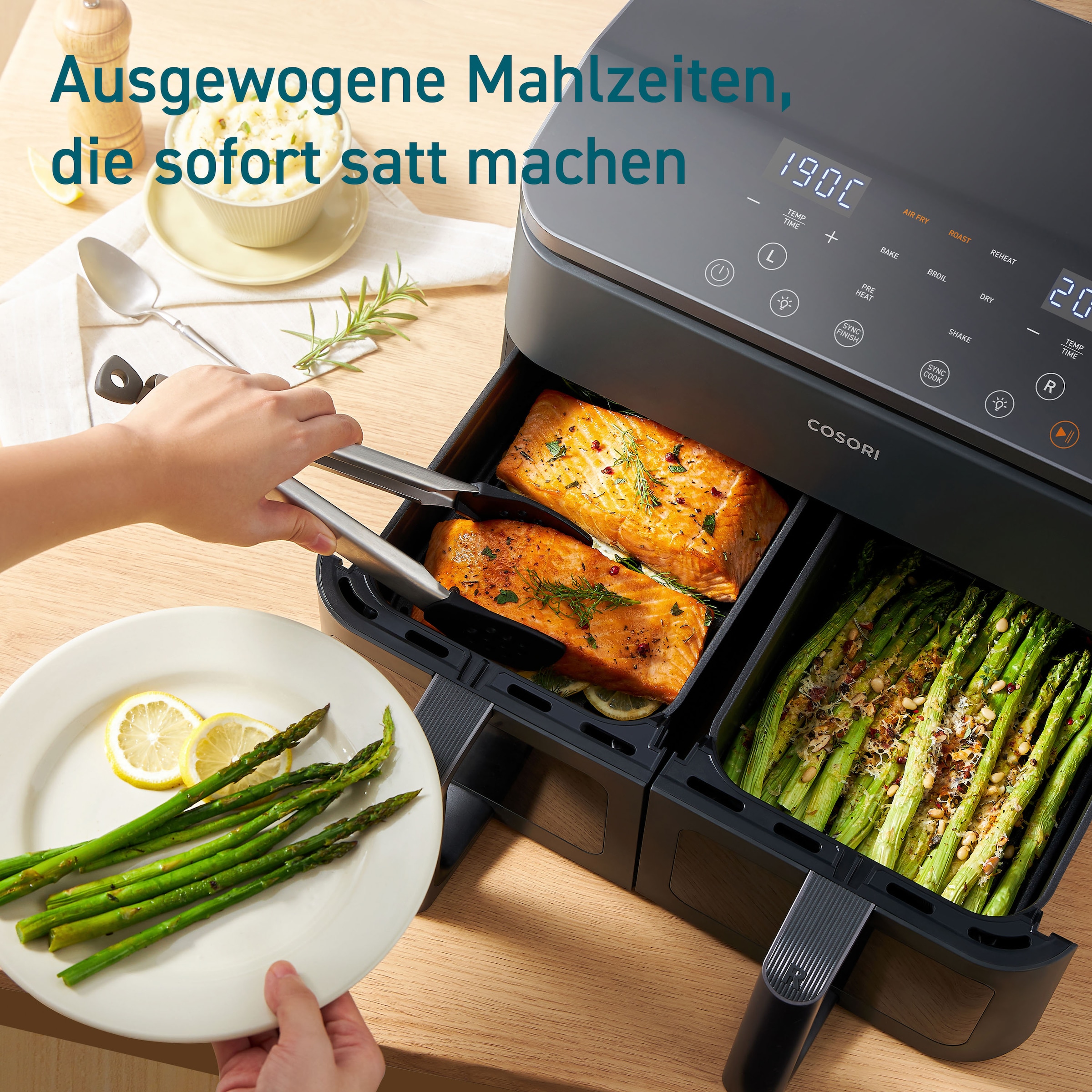 Cosori Heißluftfritteuse »CAF-R901-AEUR« 1750 W