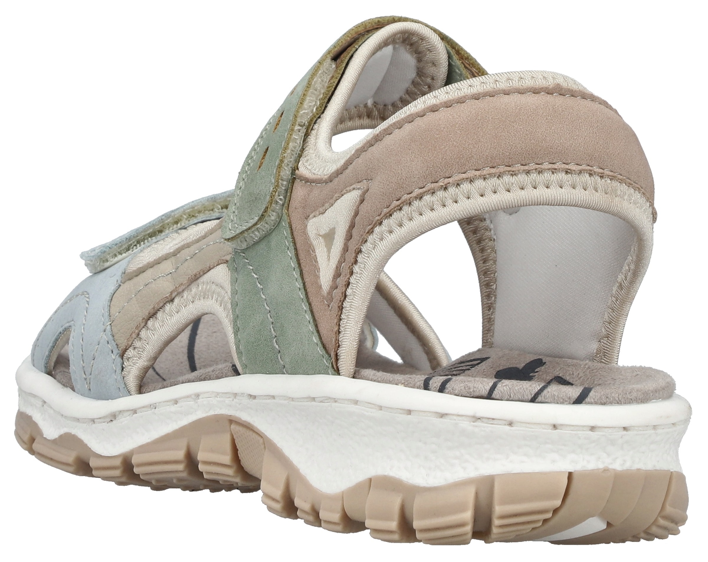 Rieker Riemchensandale  Sommerschuh, Sandalette, Outdoorsandale mit Klett