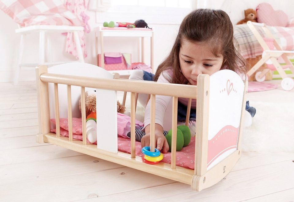 Hape Puppenwiege »Schlummerwiege«