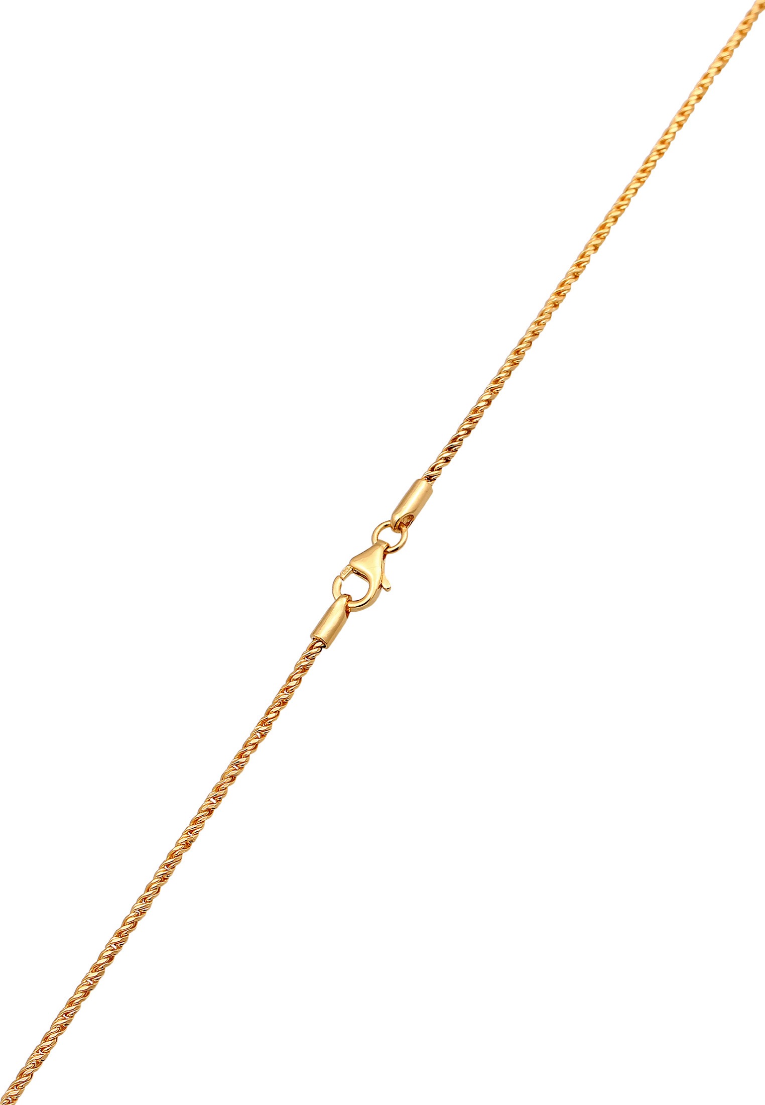 Kuzzoi Kette mit Anhänger »Halskette Herren Kreuz Flach Kordelkette 925 Silber«