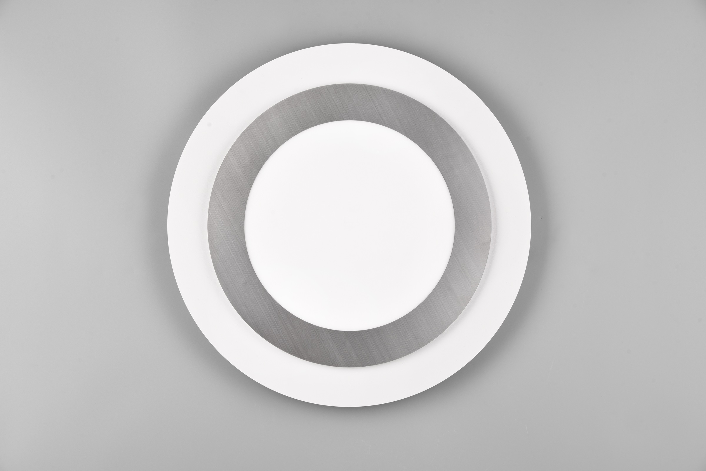 TRIO Leuchten LED Deckenleuchte »MORGAN, runde Deckenlampe Ø 45cm, dimmbar, CCT, Memoryfunktion, Timer« LED-Board 1 Stk. warmweiß - kaltweiß Nachtlicht, 42W 5600 Lumen, 2700-6500 Kelvin, inkl Fernbedienung