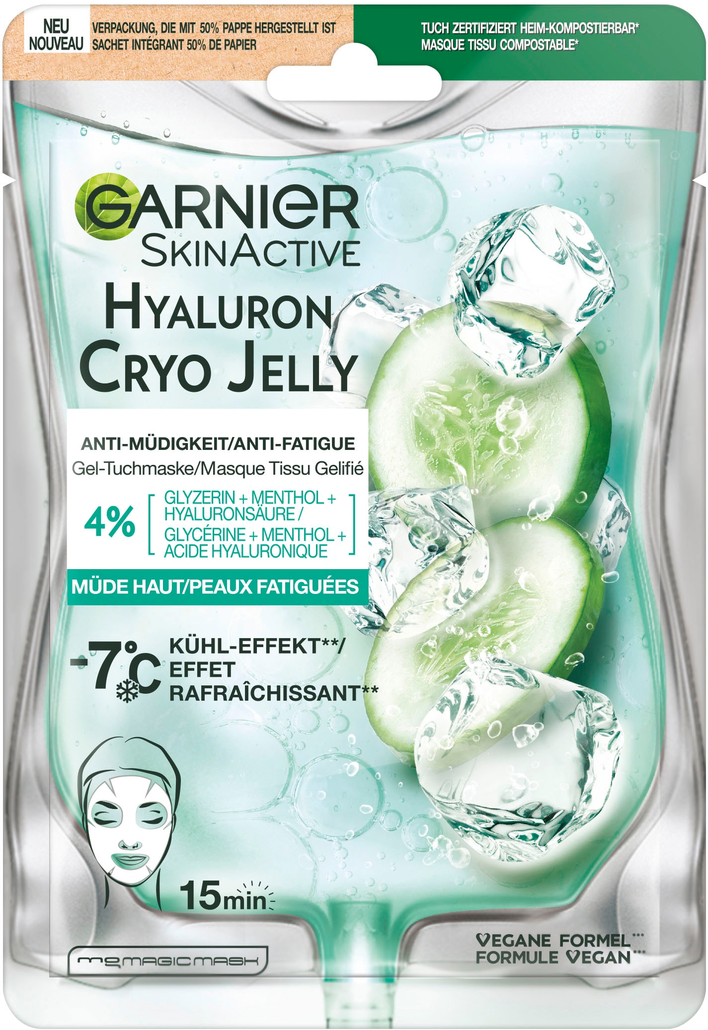 bestellen online Tuchmaske »Garnier Cryo GARNIER Jelly | UNIVERSAL Gel-Tuchmaske«