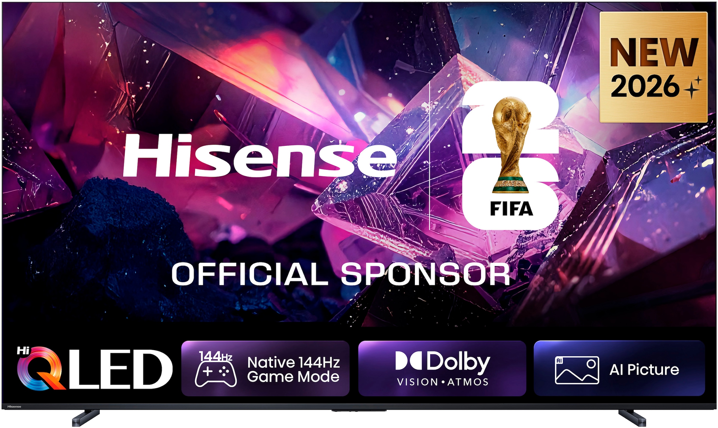 Hisense QLED-Fernseher »100E7DS PRO« 253 cm/100 ″ Smart-TV