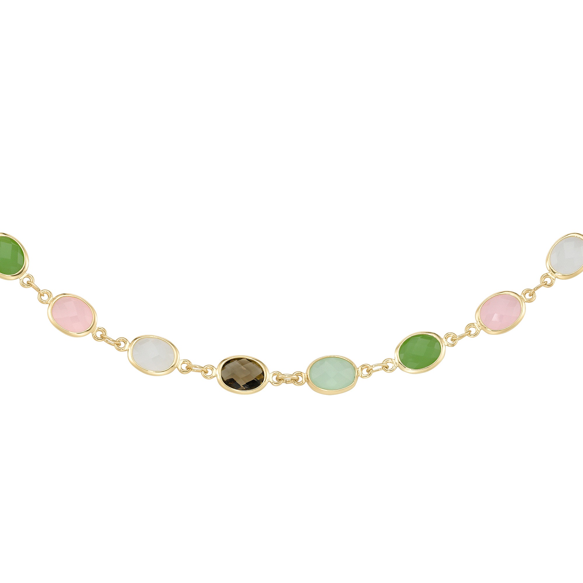 Firetti Collier »Schmuck Geschenk Halsschmuck Halskette« mit Kristallstein