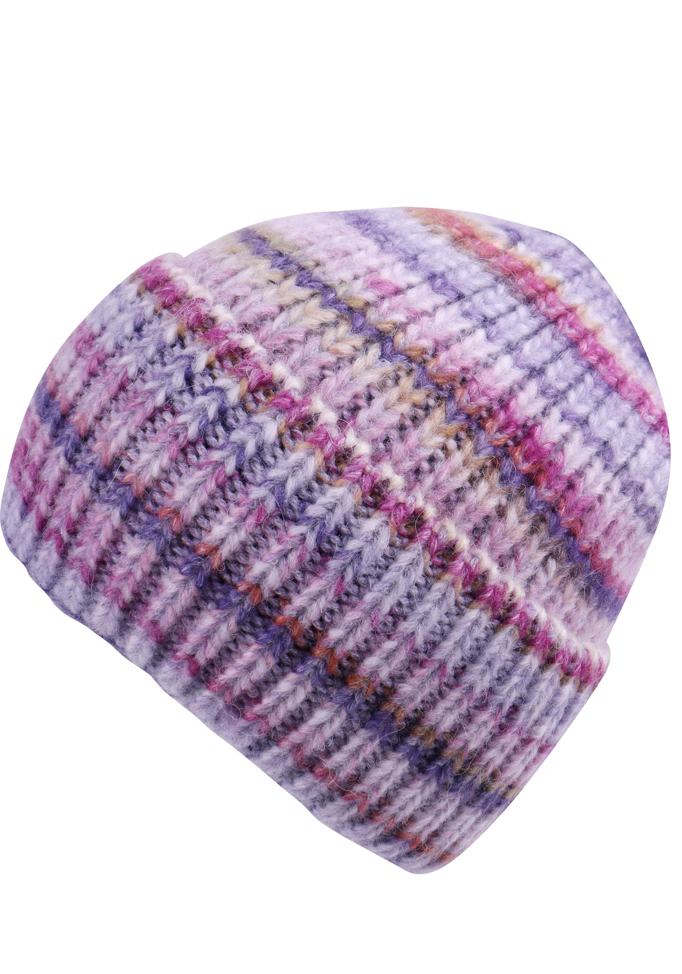 Capelli New York Beanie Packung,  mit Farbverlauf, Rippstrick, Wollanteil, wärmend