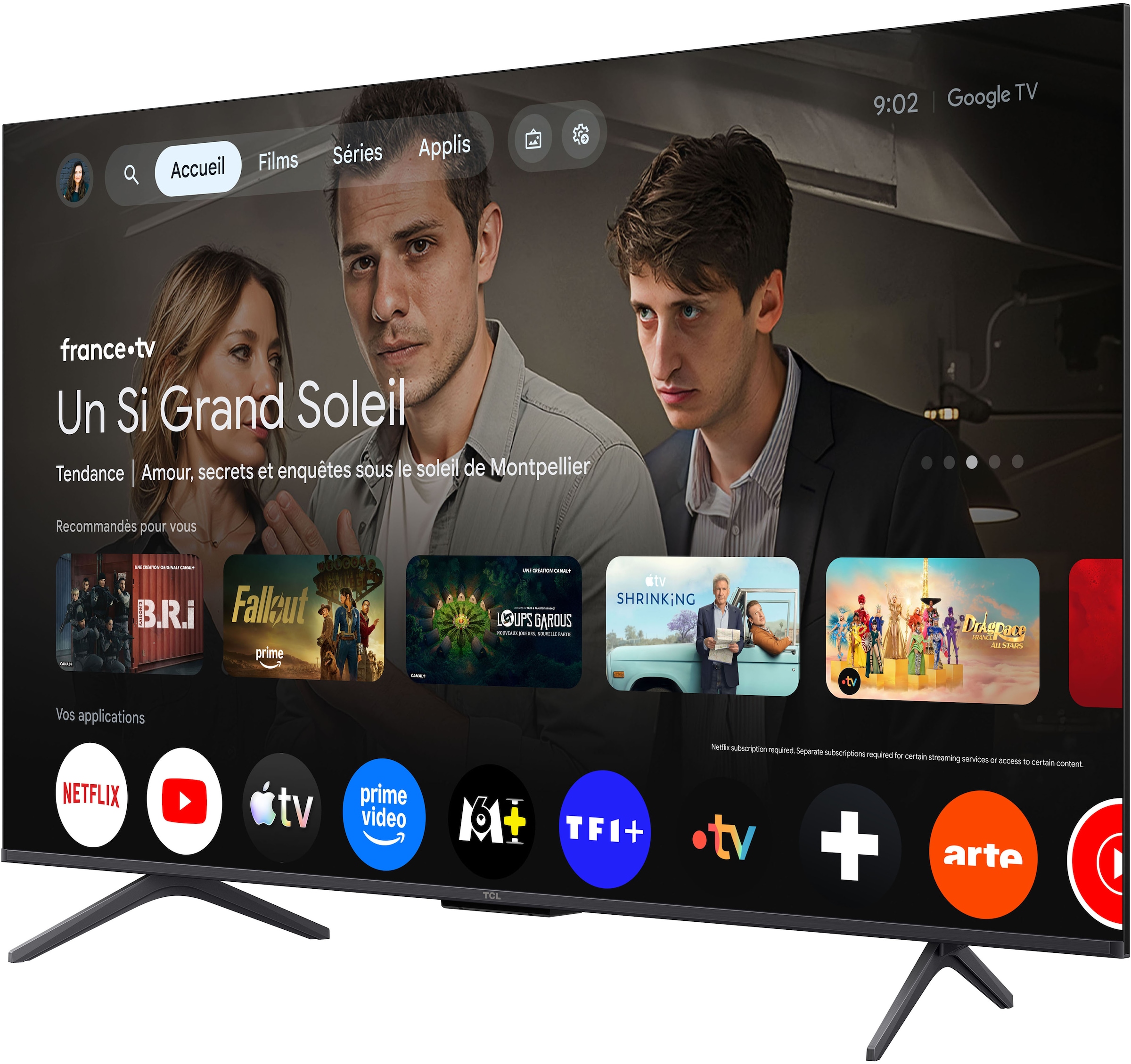 TCL LED-Fernseher »55T8D« 139 cm/55 ″ Smart-TV