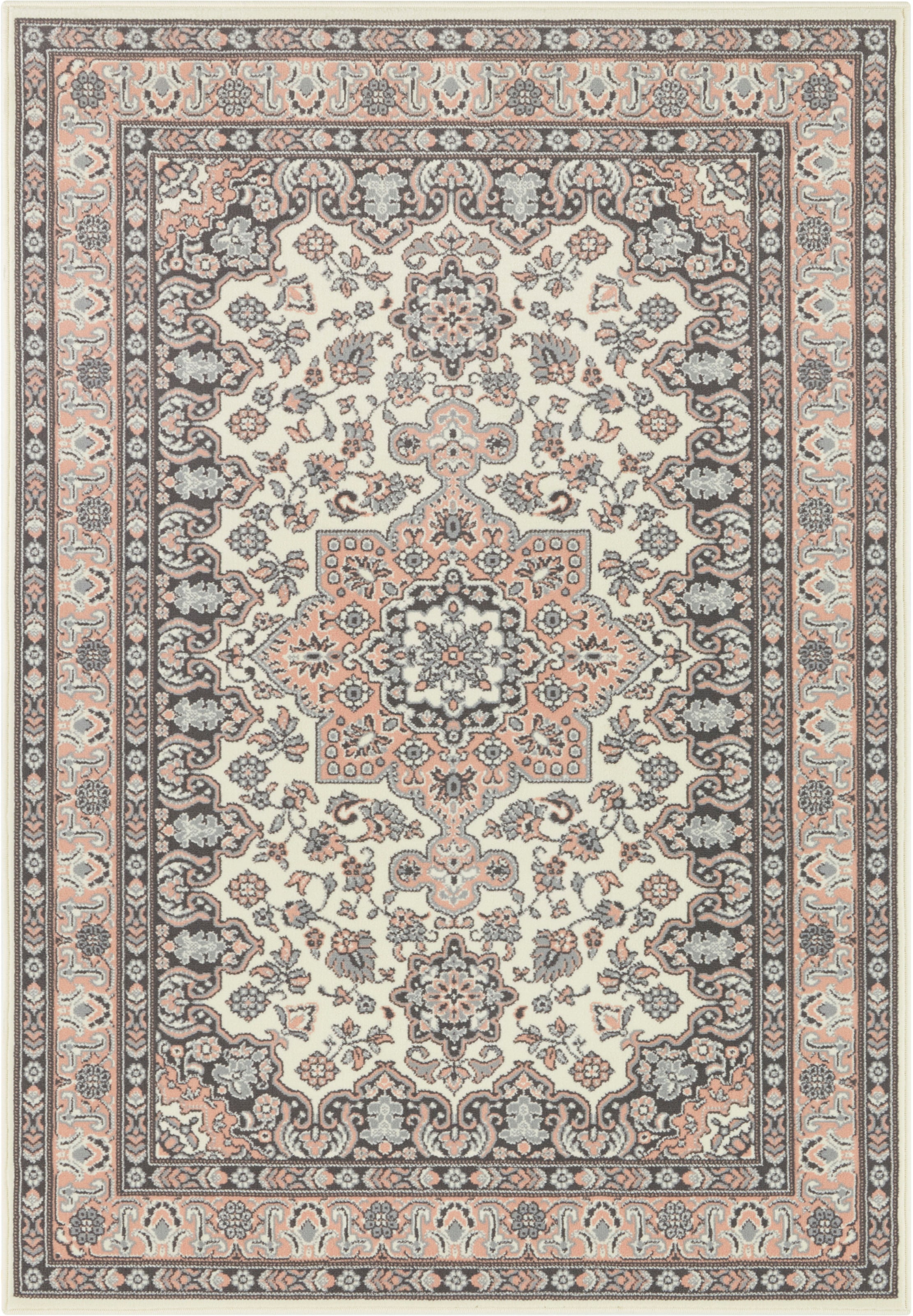 NOURISTAN Teppich »Parun Täbriz«, rechteckig, 9 mm Höhe, Kurzflor, Orient, Läufer, Vintage, Esszimmer, Wohnzimmer, Flur