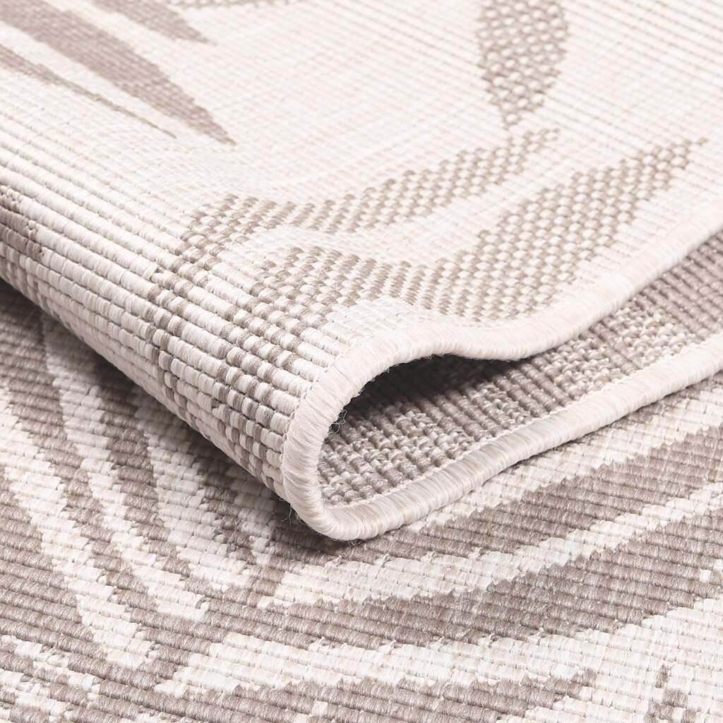 Carpet City Outdoorteppich »DUO RUG 5771«, rund, 5 mm Höhe, Wendeteppich Wetterfest In- & Outdoor, Balkon, Terrasse, Wohnzimmer