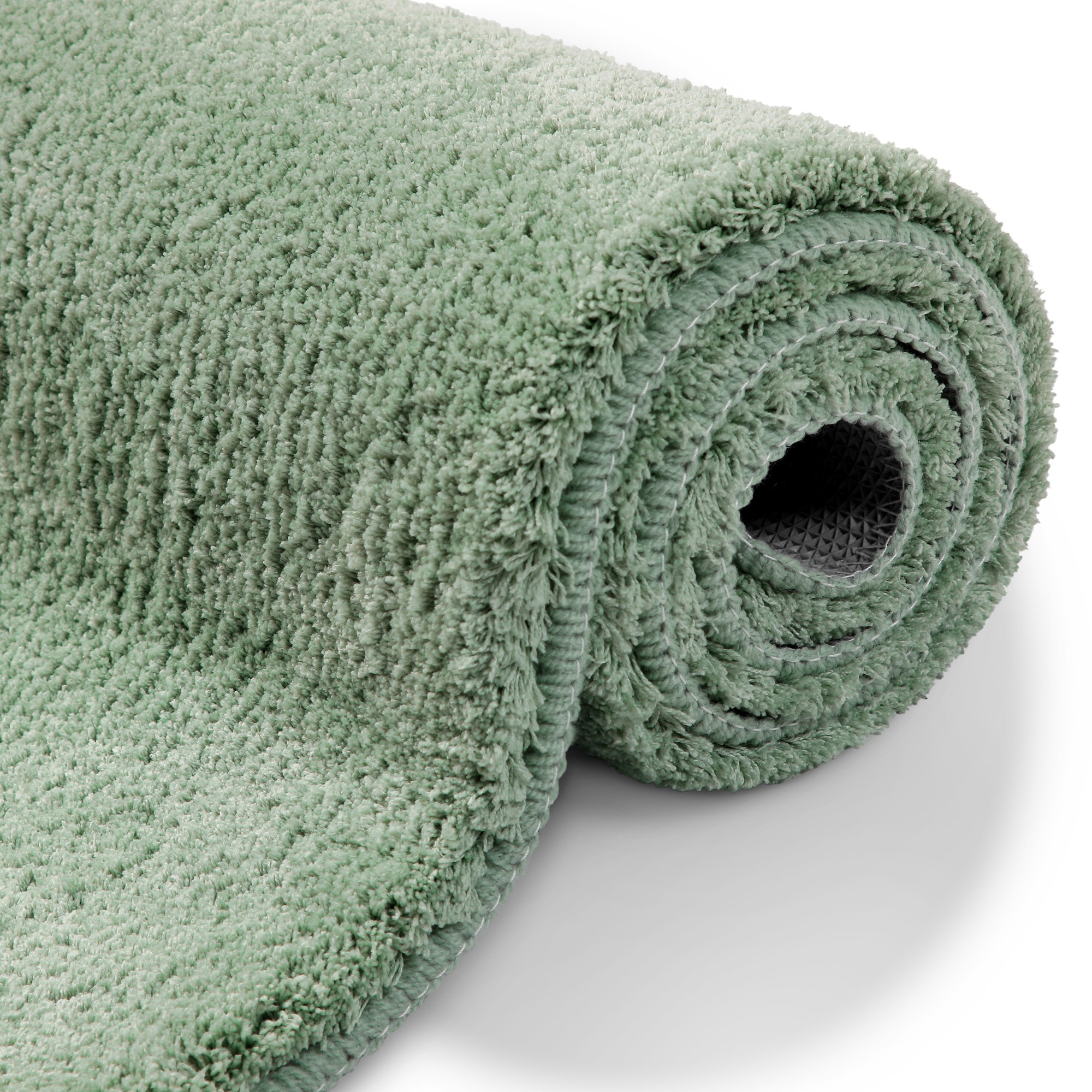 OTTO home Badematte »Neele« Höhe 20 mm rutschhemmend beschichtet schnell trocknend Badteppich, getuftet, modern, Uni, antirutsch, flauschig, Hochflor