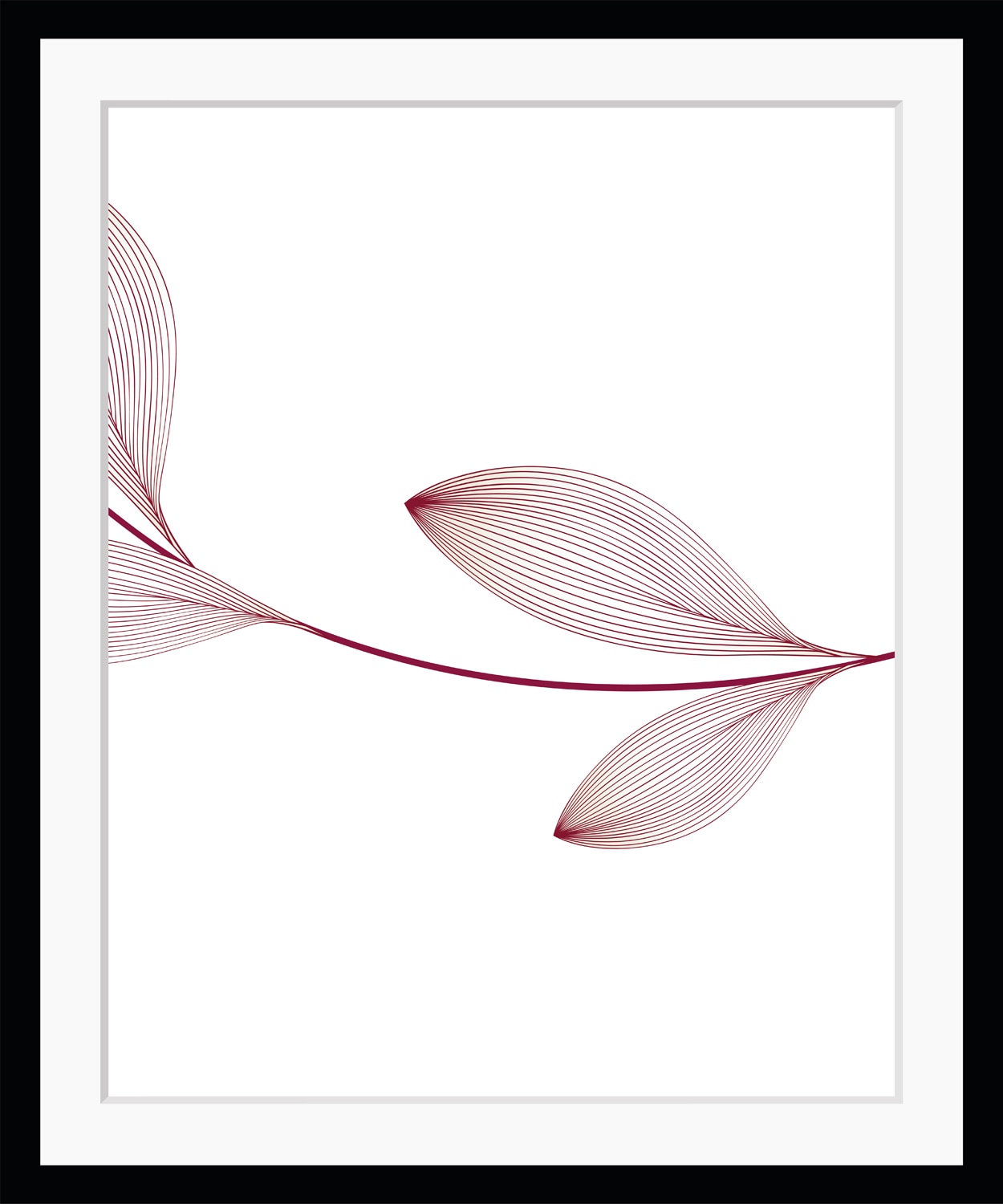 queence Bild »Imsa« Blumen | Blumenbilder | Kunst Set,  gerahmt, Blumen