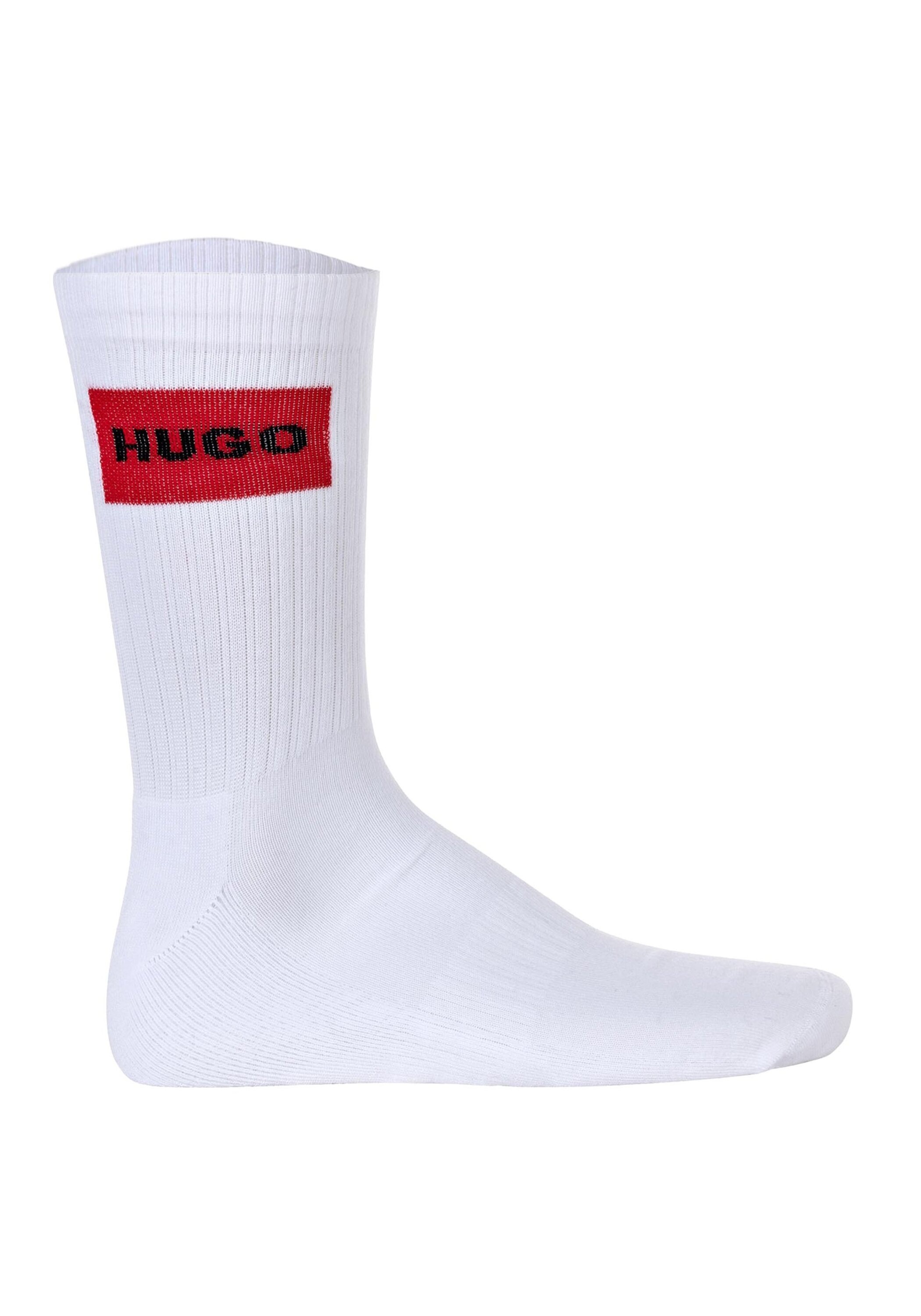 HUGO Kurzsocken »Socken 6P QS RIB LABEL CC 6er Pack«