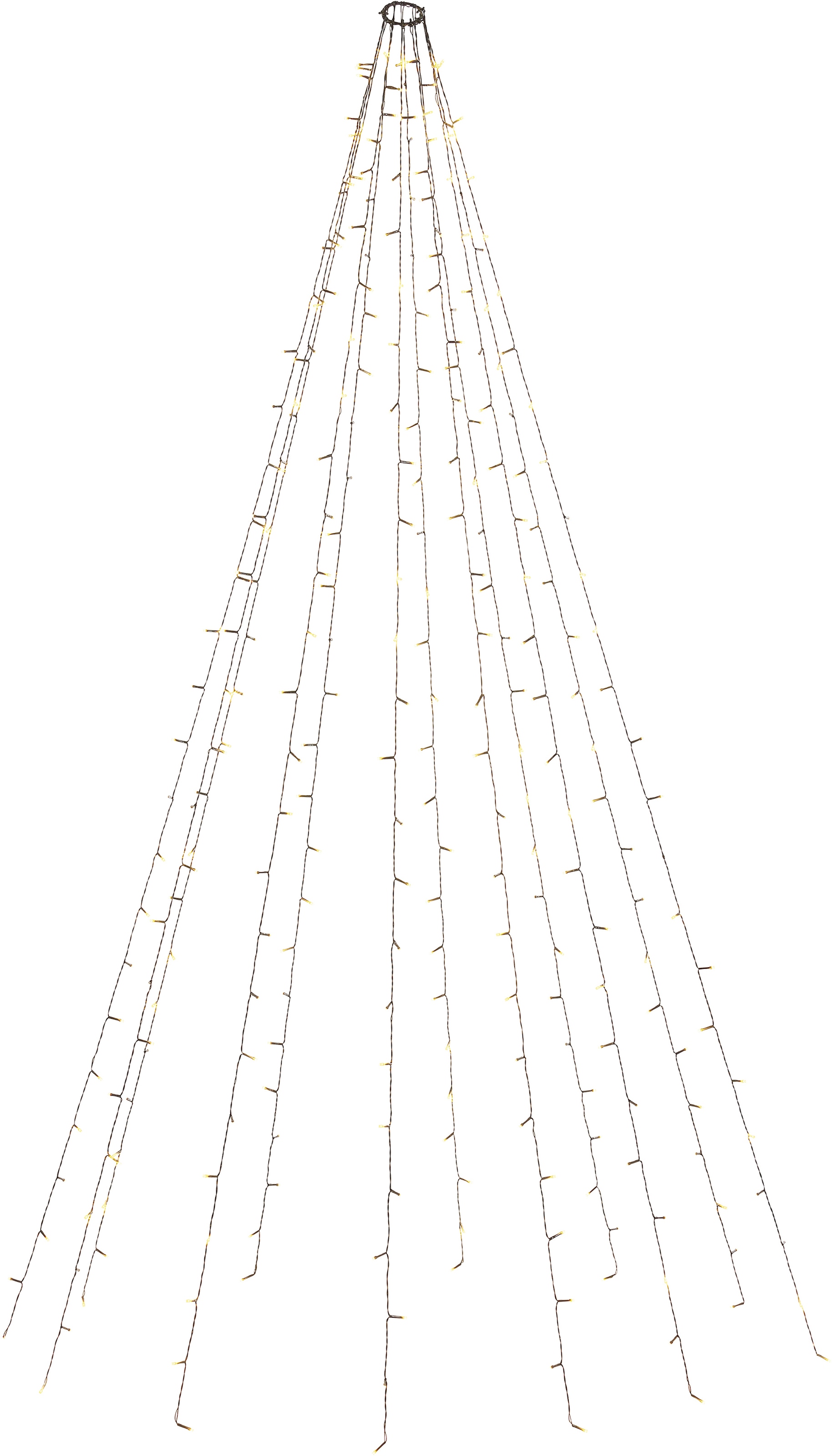 aussen, my Baumvorhang, mit »Maddox, Timer LED-Baummantel Christbaumschmuck«, Weihnachtsdeko home