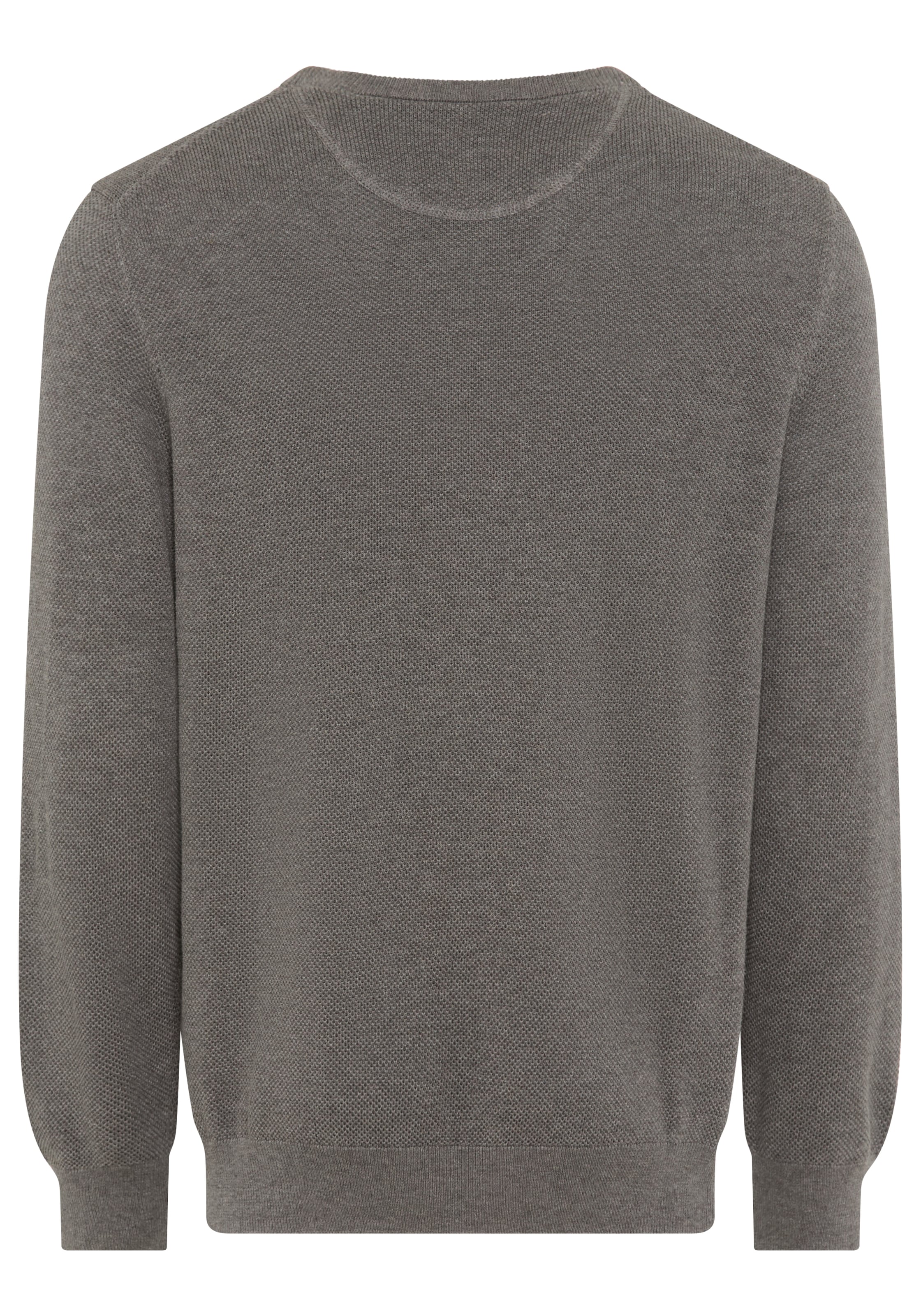 Gant Rundhalspullover »COTTON PIQUE C-NECK« mit Logostickerei auf der Brust