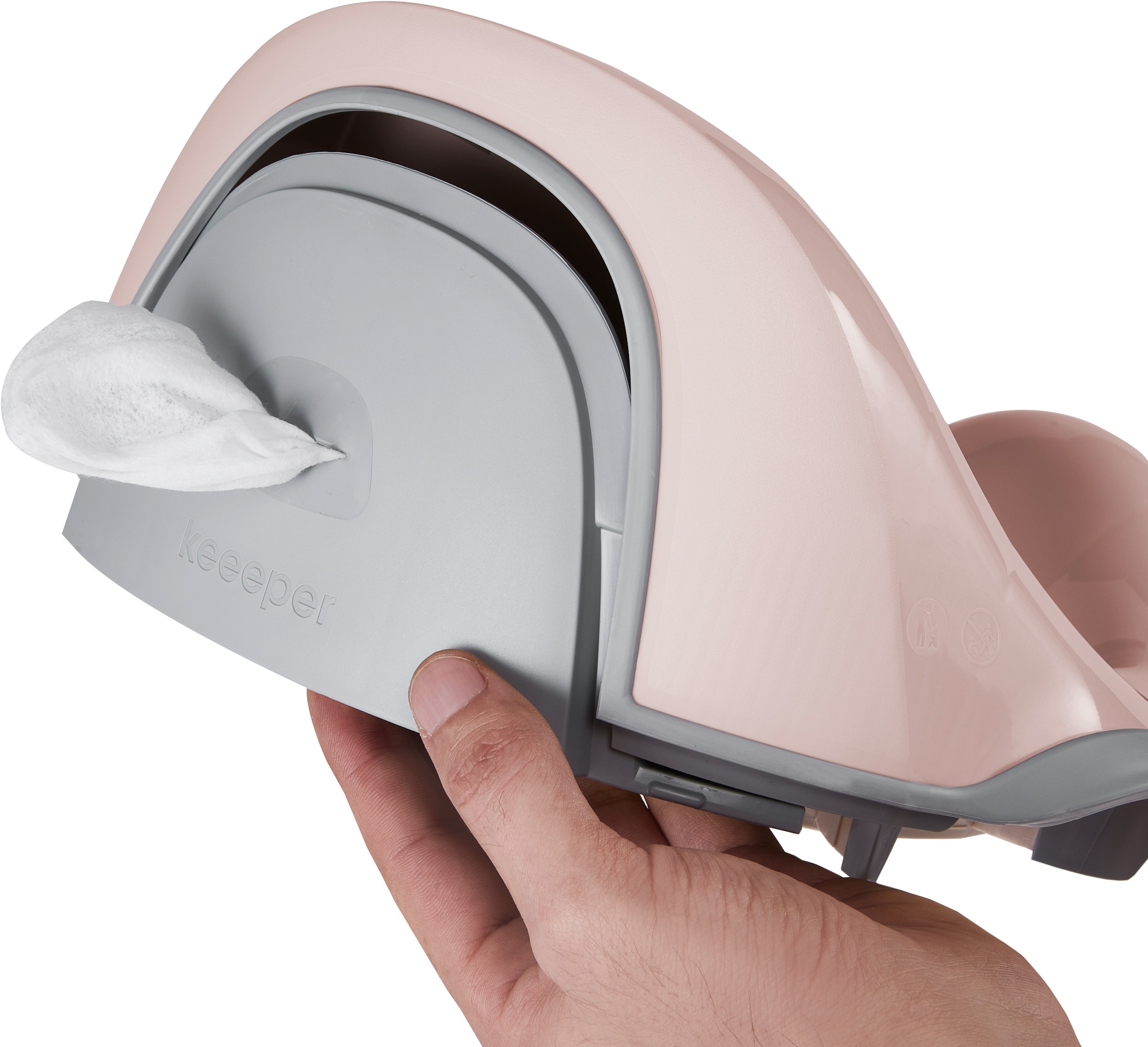 keeeper Toilettentrainer »kasimir babytopf deluxe 4in1, nordic pink«, Made in Europe, FSC® - schützt Wald - weltweit