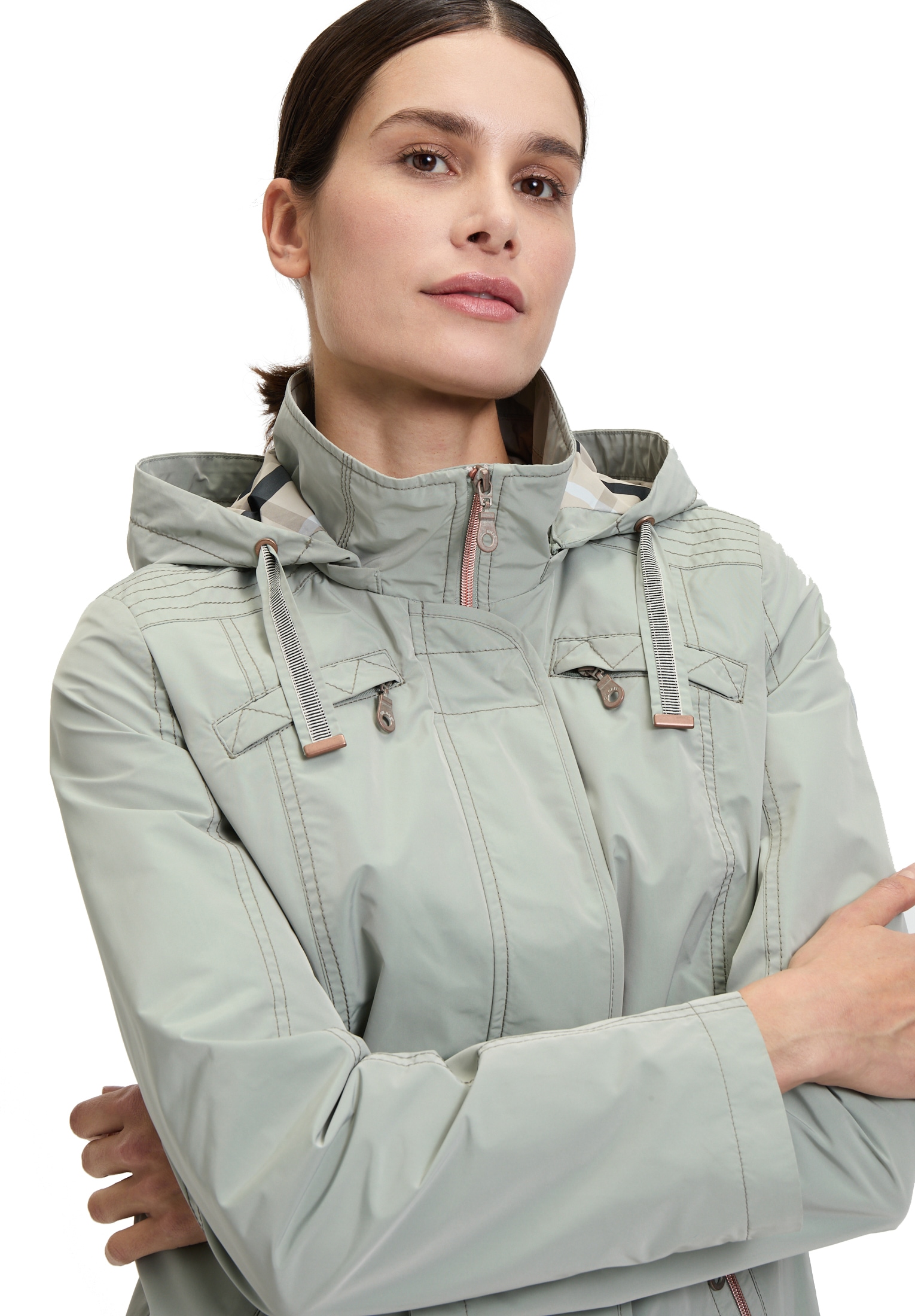 Gil Bret Sommerjacke »Sommerjacke mit abnehmbarer Kapuze«