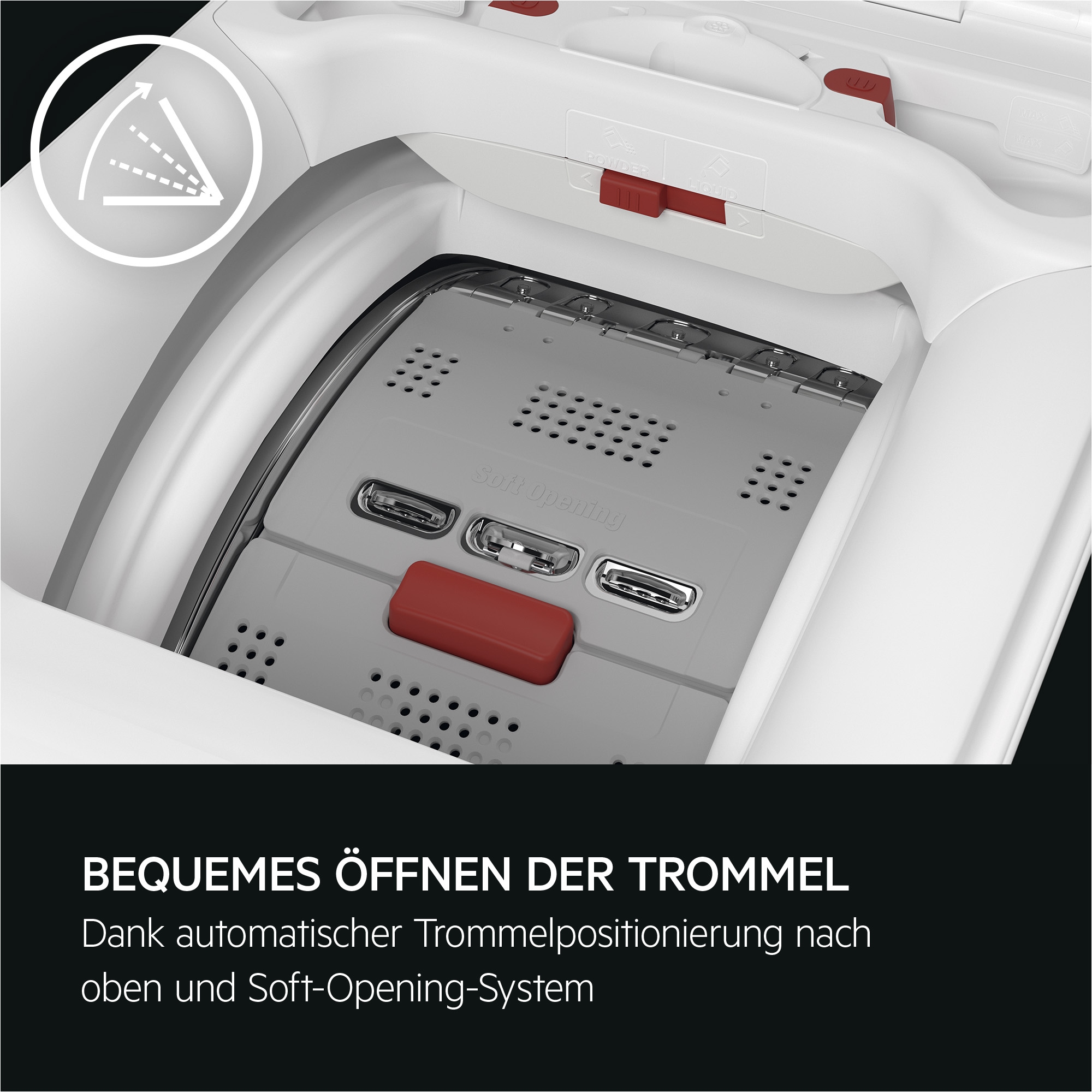 AEG Waschmaschine Toplader »LTR7A37STL« 7 kg 1300 U/min ProSteam®: Auffrischen mit Dampf statt Waschen und 96 % Wasser sparen