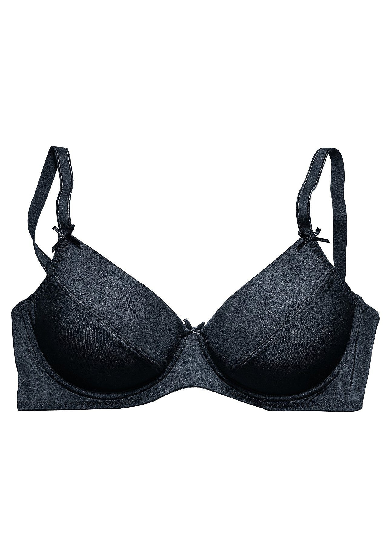 Kissen, Basic Dessous Nuance mit ♕ herausnehmbaren bei Push-up-BH, mit Bügel, Push-up